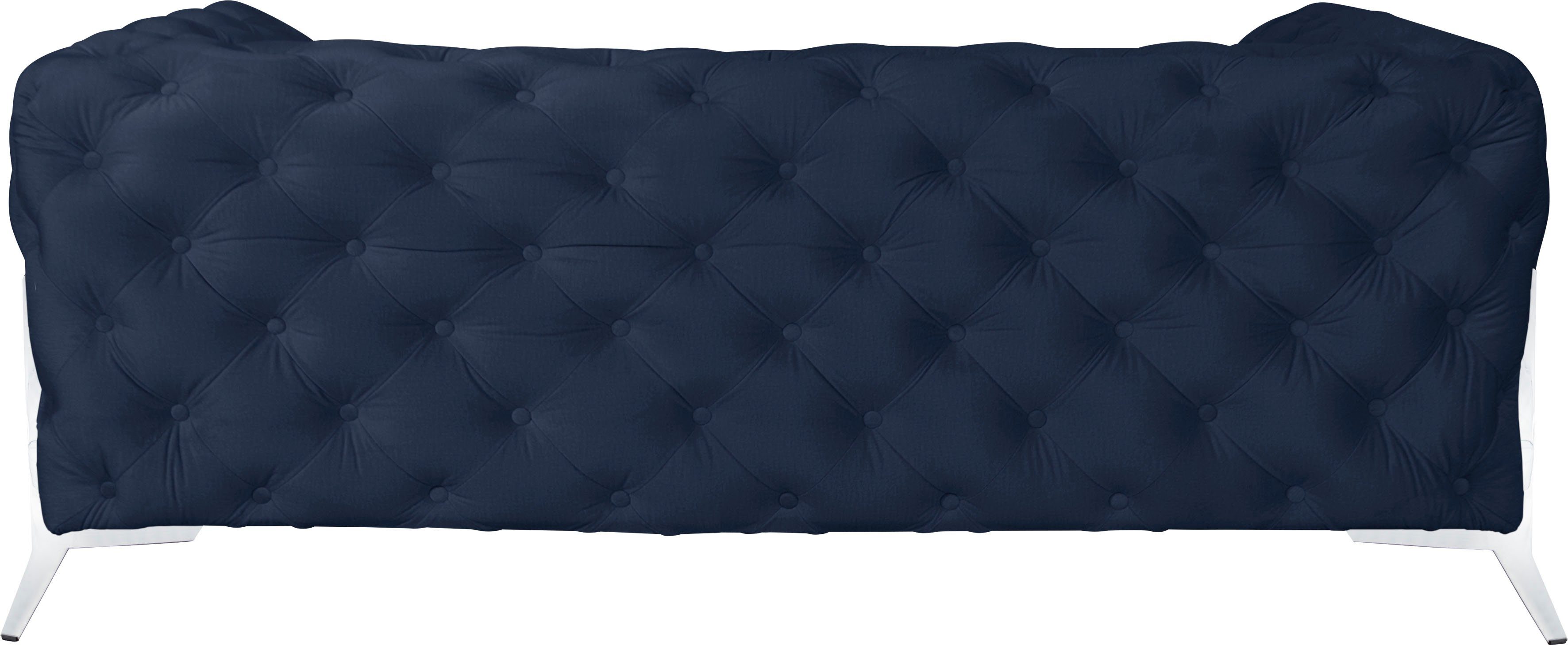 Leonique Chesterfield-bank Amaury luxueuze capitonnage, moderne chesterfield look, kleur van de poten ter keuze