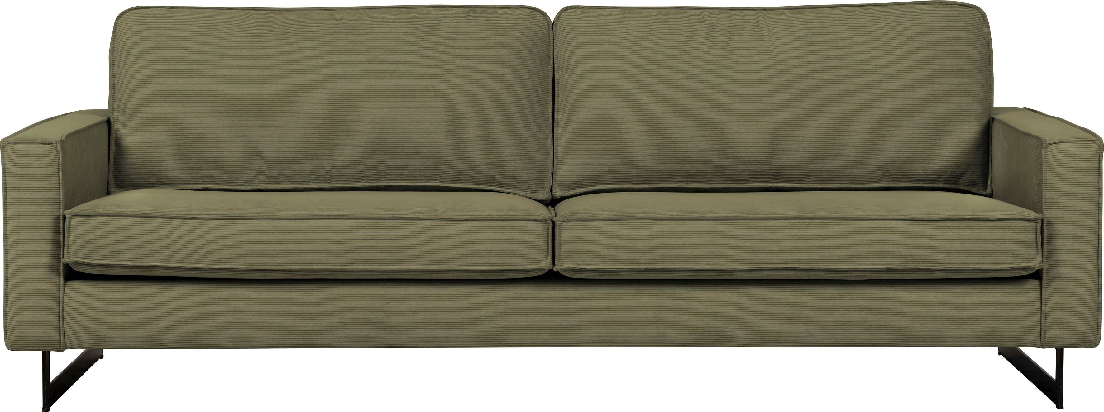 Places of Style 3-zitsbank Maxi-uitvoering Pinto, 236 cm, cord, chenille, leerlook