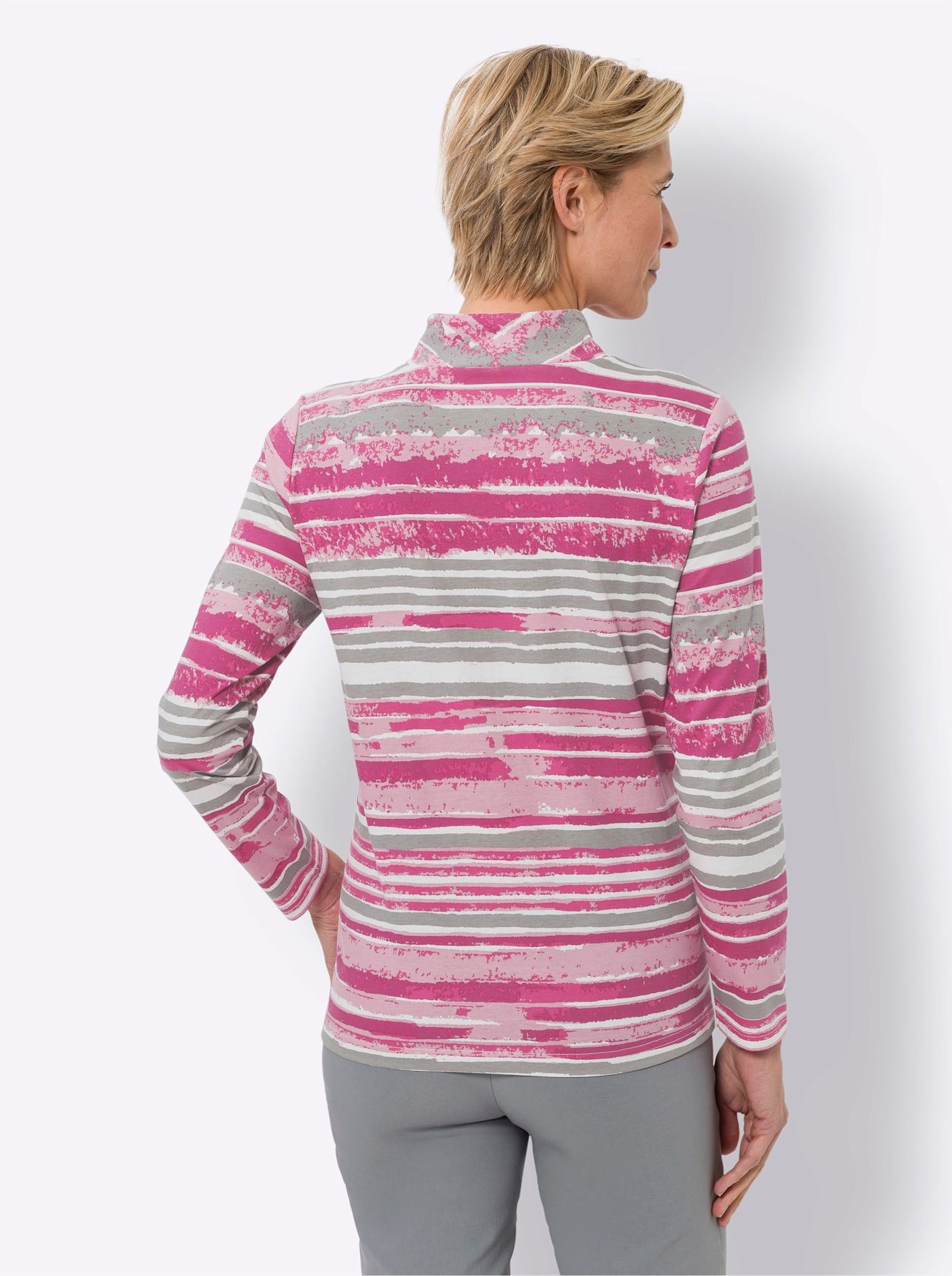 Classic Basics Shirt met staande kraag Shirt met opstaand kraagje (1-delig)