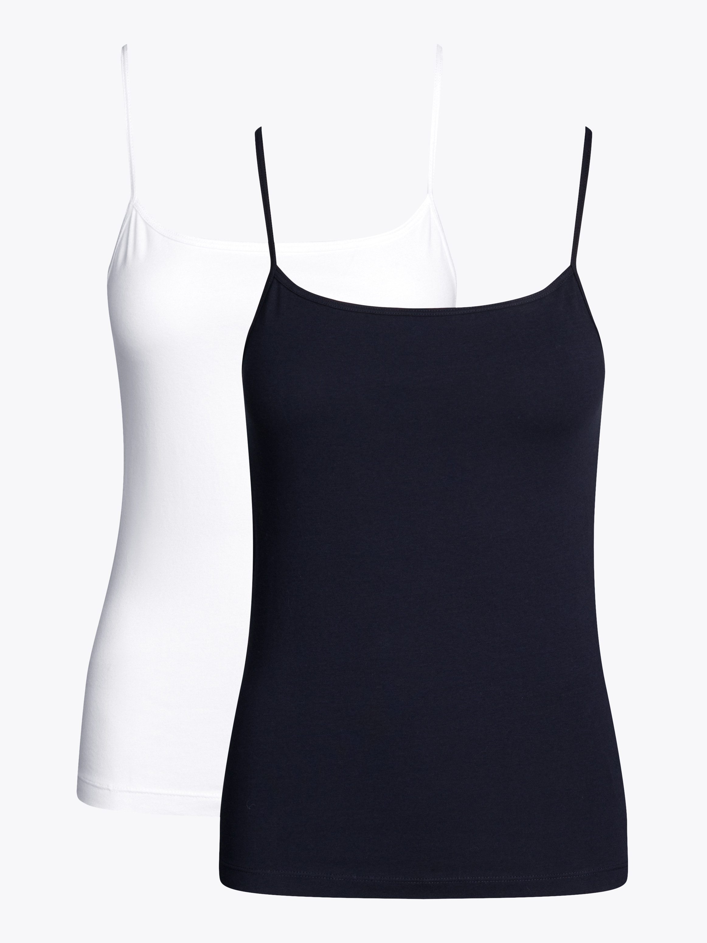 Tommy Hilfiger Underwear Top met spaghettibandjes 2 PACK CAMI met geborduurd logo (set, 2 stuks)