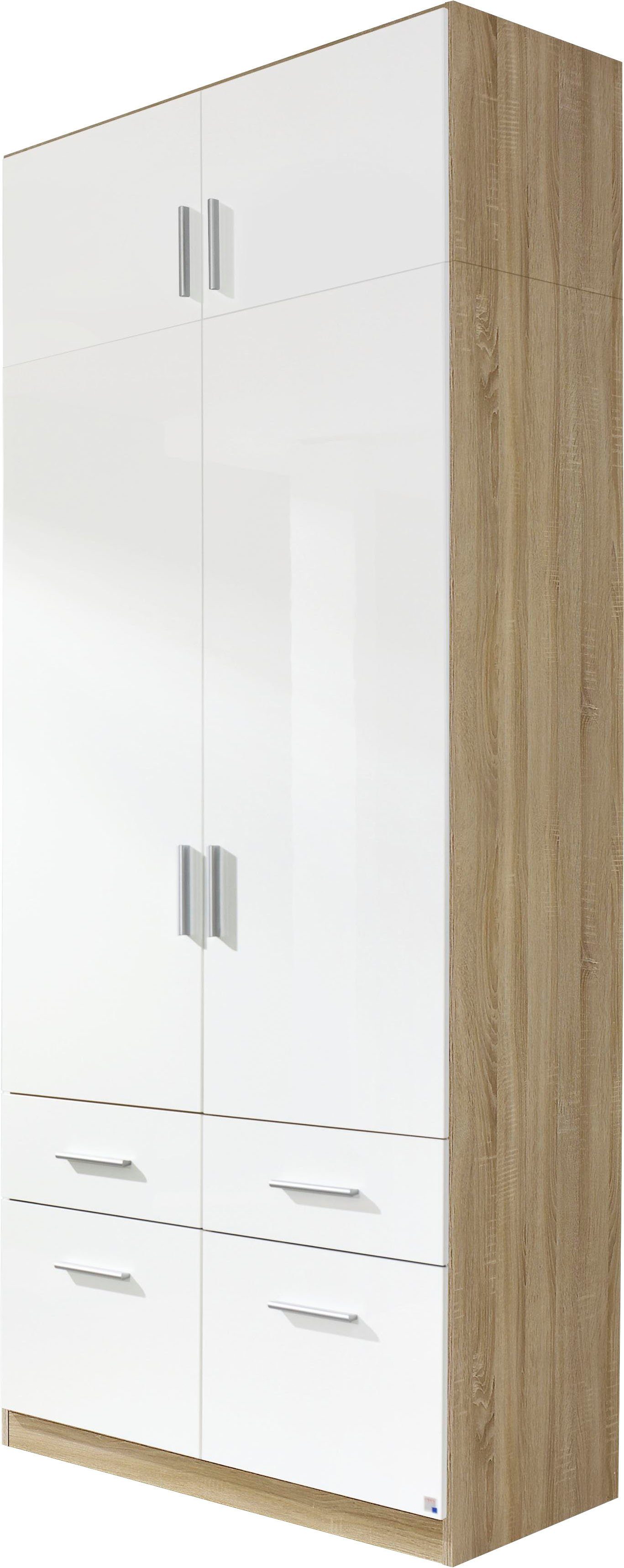 rauch Draaideurkast Kledingkast Kast Garderobe Slaapkamerkast CELLE in 4 breedtes en 2 hoogtes, optioneel met lades made in germany