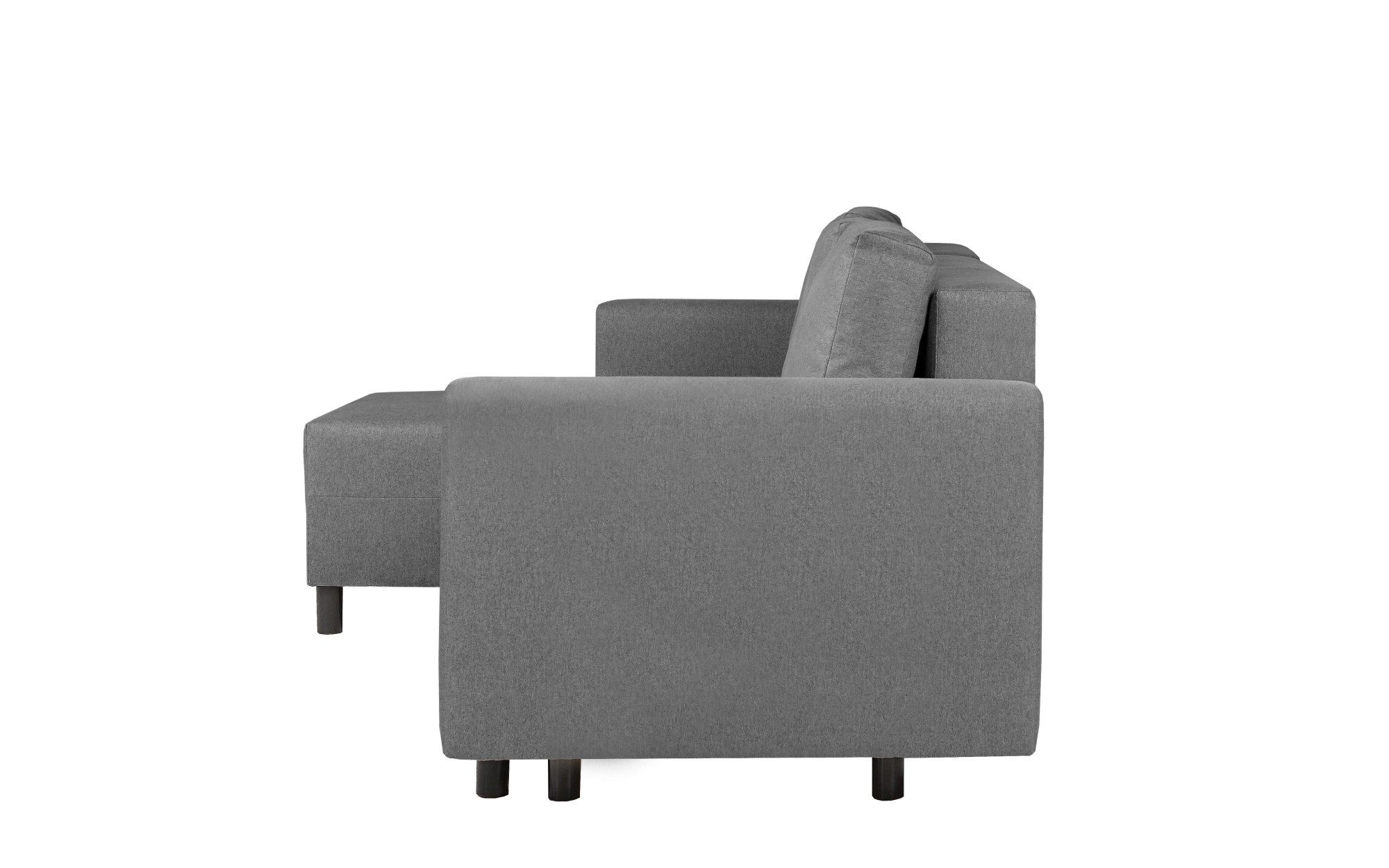 INOSIGN Hoekbank GLENOE slaapbank met bedlade, ottomane aan beide zijden te monteren L-vorm, afmetingen B/D/H: 230/135/84,5 cm, velvet & zachte structuur
