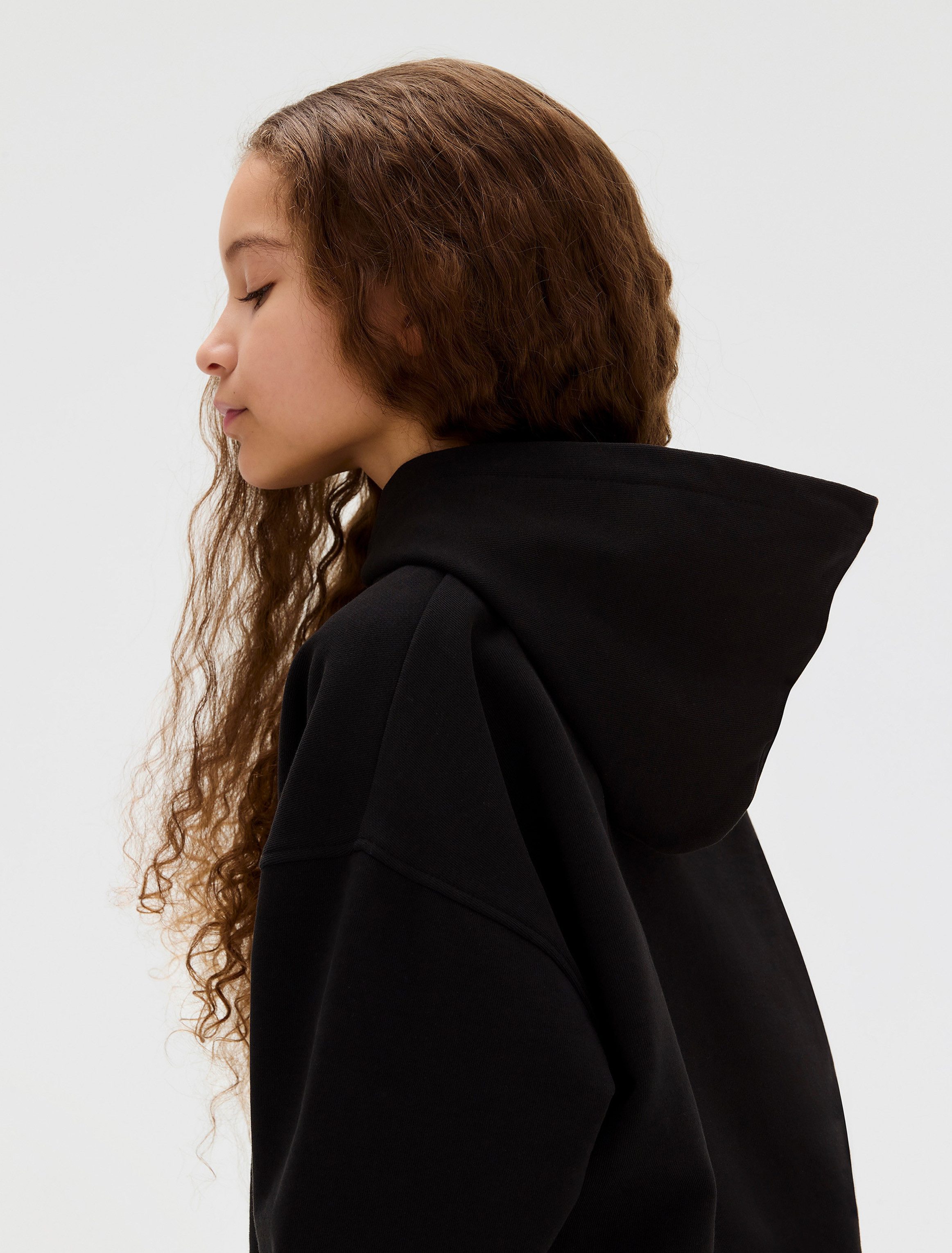 Calvin Klein Hoodie PEARL SIGNATURE TERRY HOODIE voor kinderen tot 16 jaar, met grote print