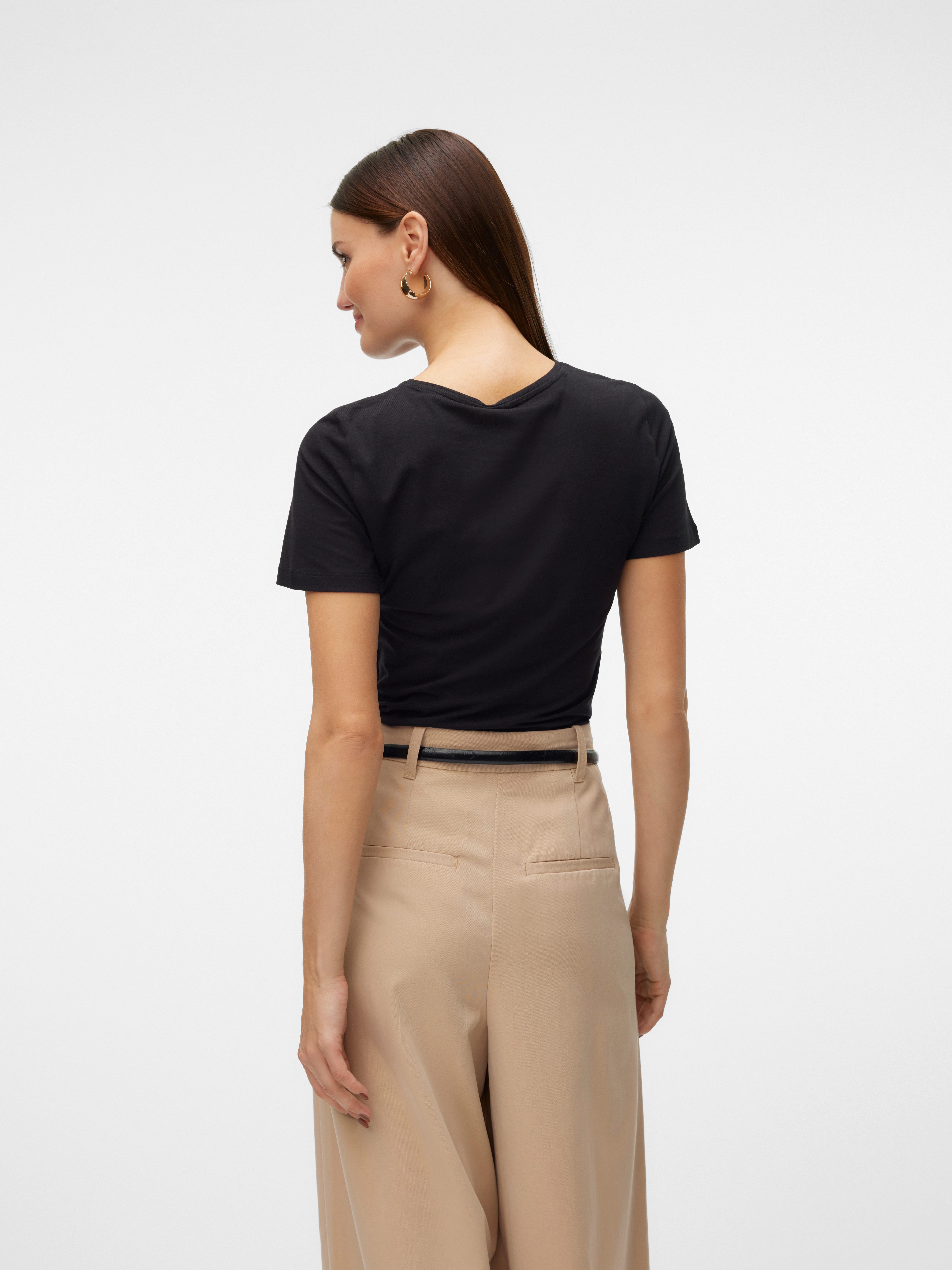 Vero Moda Shirt met korte mouwen VMLULU SS TOP JRS GA NOOS