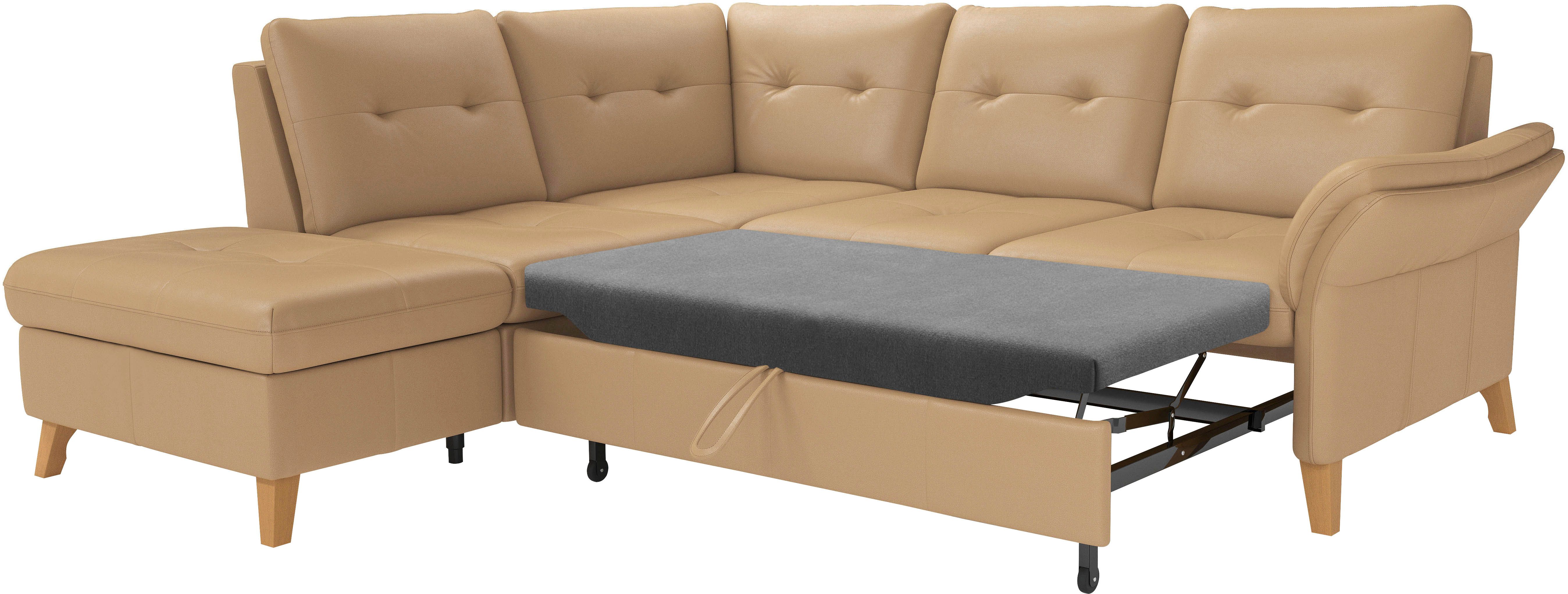 sit&more Hoekbank Göteborg inclusief zitdiepteverstelling, optioneel met bedfunctie & bedlade