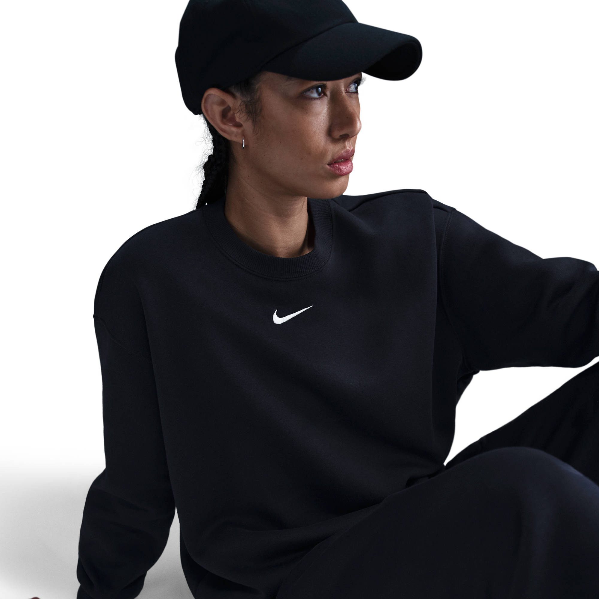 Nike Sportswear T-shirt W NSW PHNX FLC OS LONG CREW