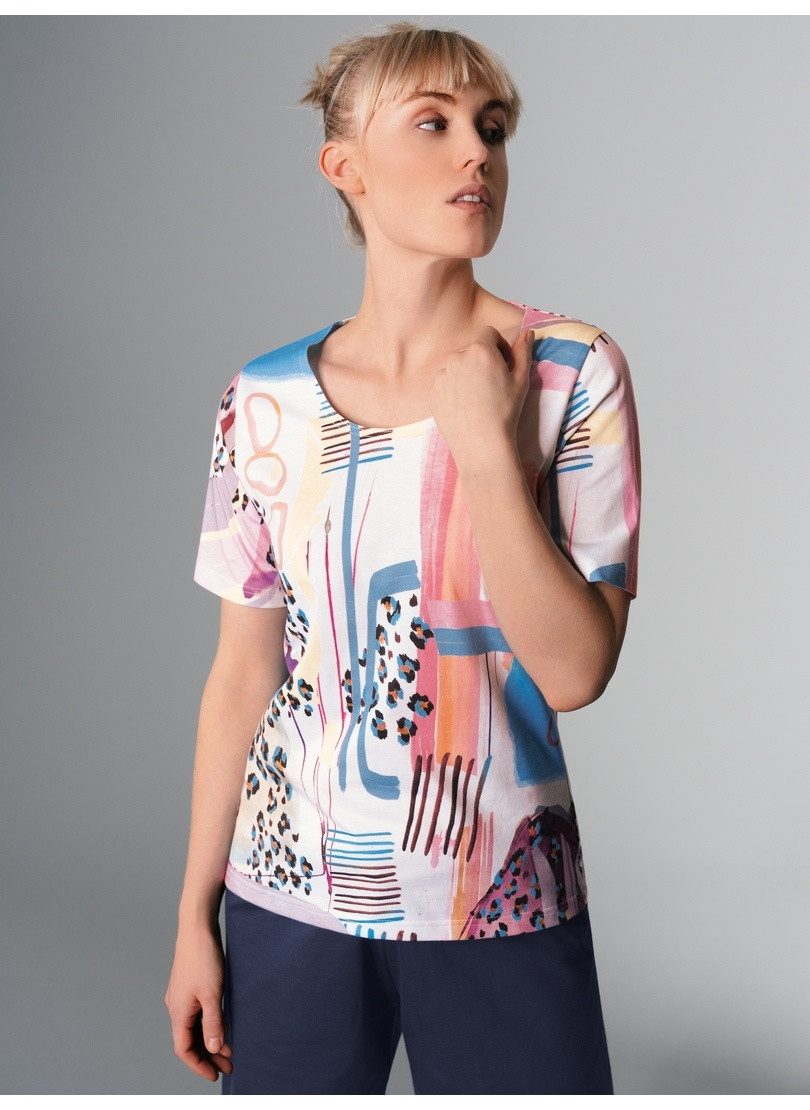 Trigema T-Shirt Donna In Puro Cotone, Jersey Deluxe, Fatto In Germania, Taglio Classico, Vari Colori - 4