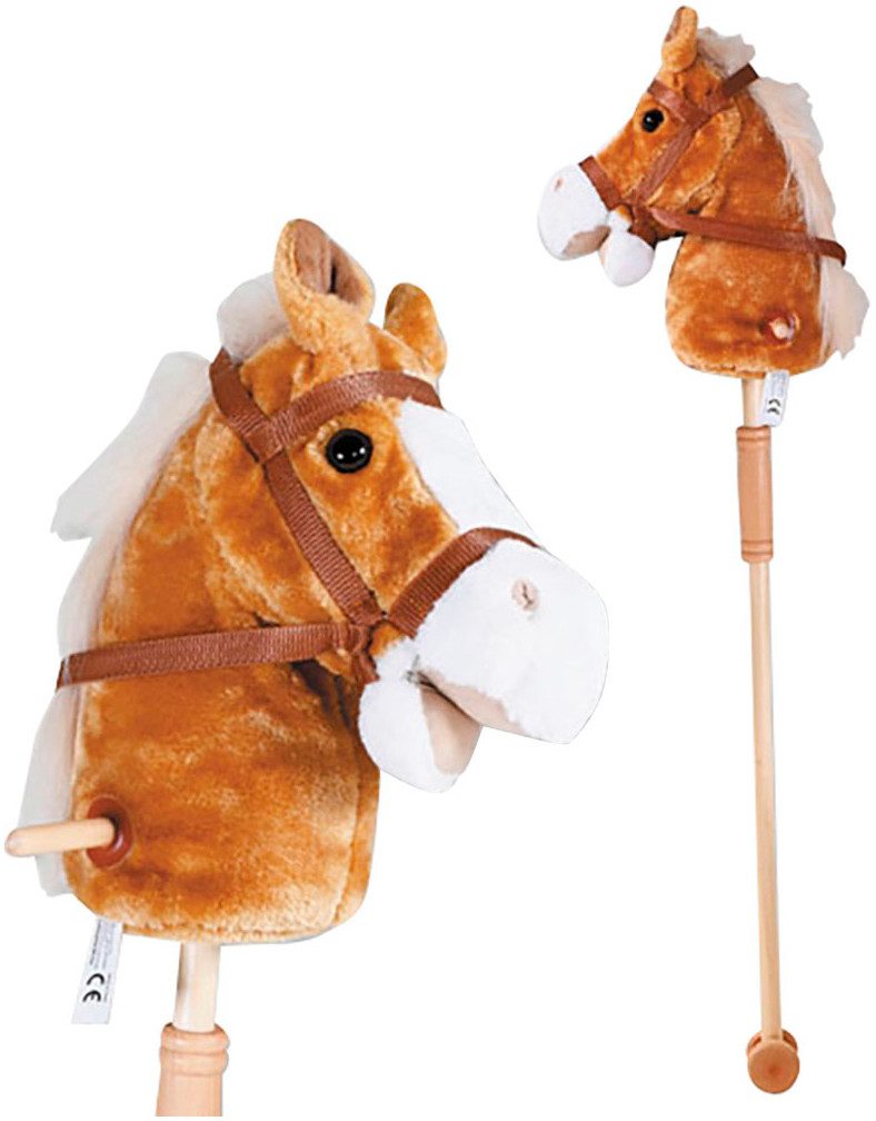 Knorrtoys® Stokpaardje Brauny met geluid