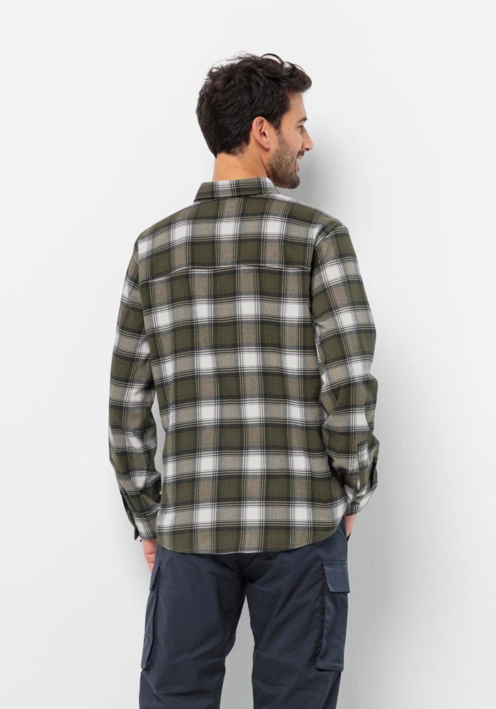 Jack Wolfskin Flanellen overhemd Wandelweg shirt M