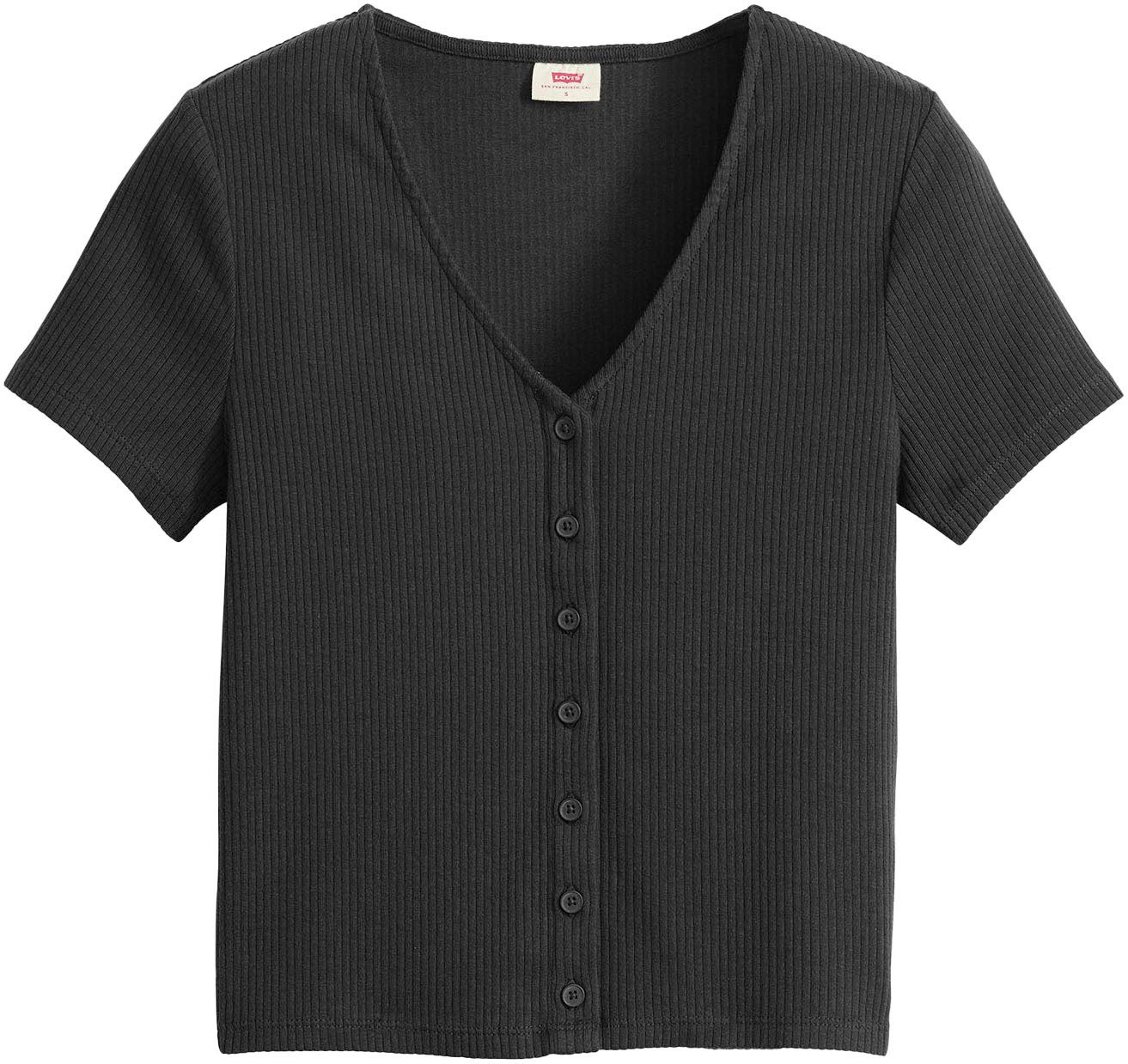 Levi's® Shirt met V-hals met knoopsluiting