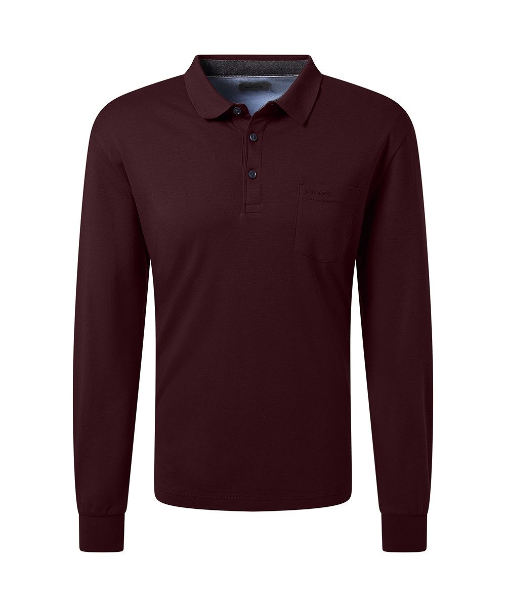 Pierre Cardin Poloshirt met lange mouwen
