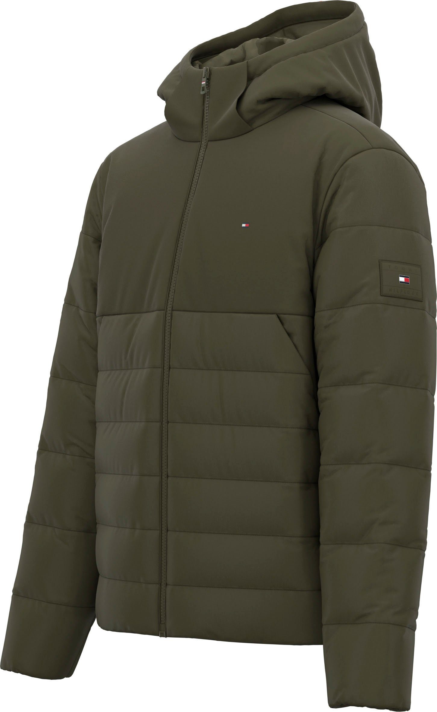 Tommy Hilfiger Gewatteerde jas CL MIXED MEDIA HOODED JACKET