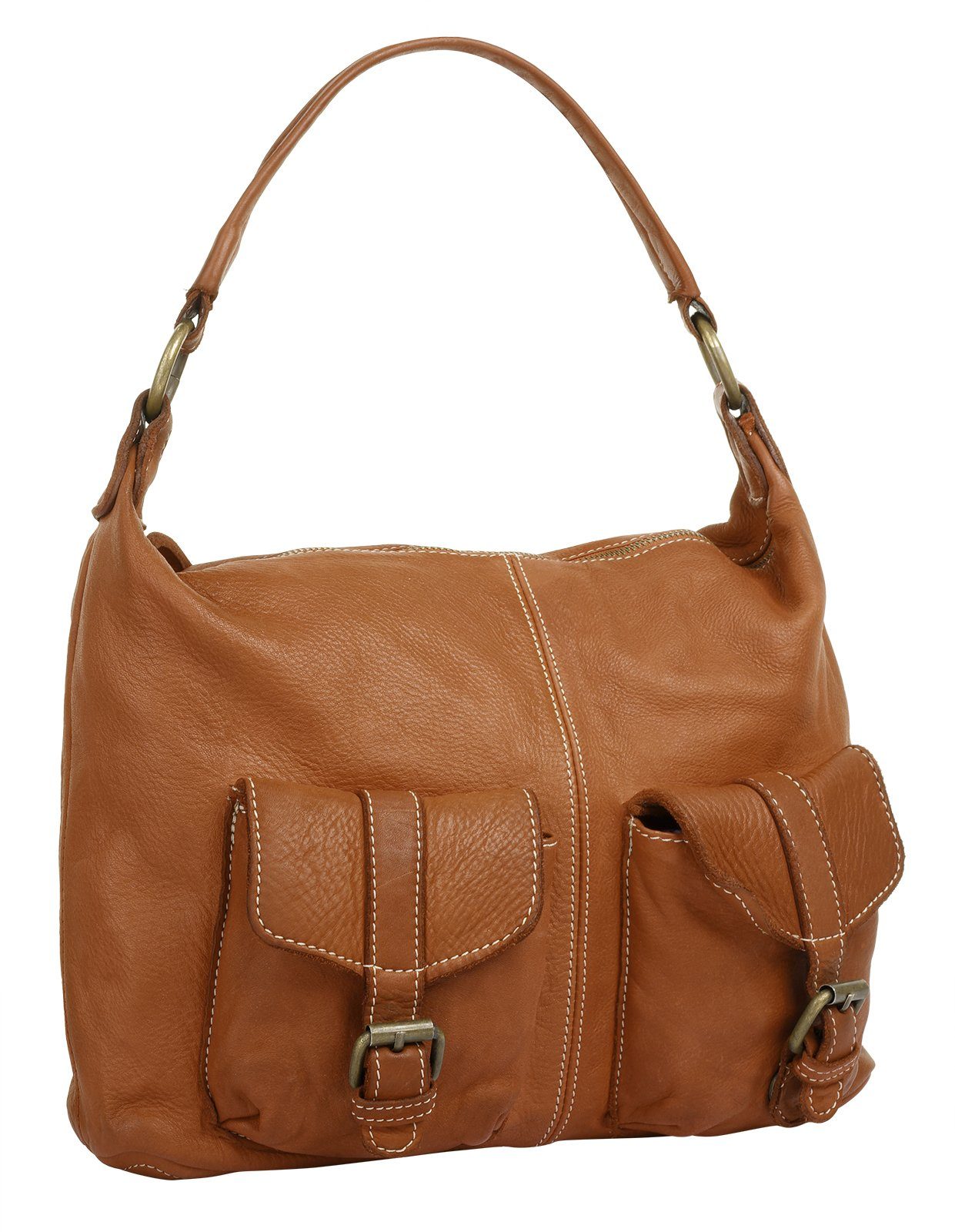 Cluty Shopper echt leer, made in italy