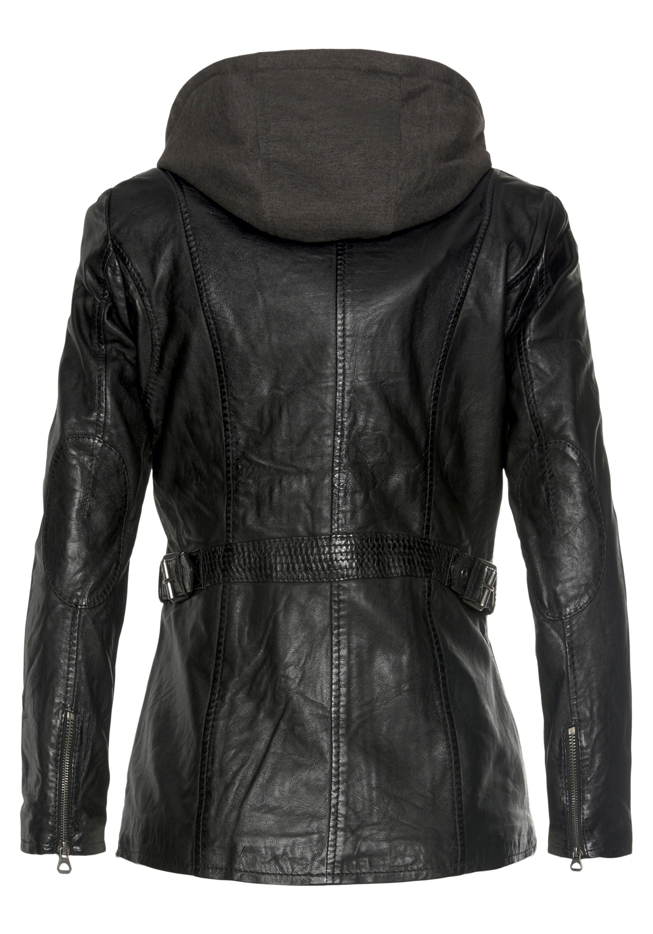 Mauritius Leren jack Adelyn 2-in-1 leren jack