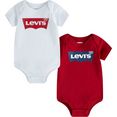 levi's kidswear body met korte mouwen uniseks (2-delig) wit