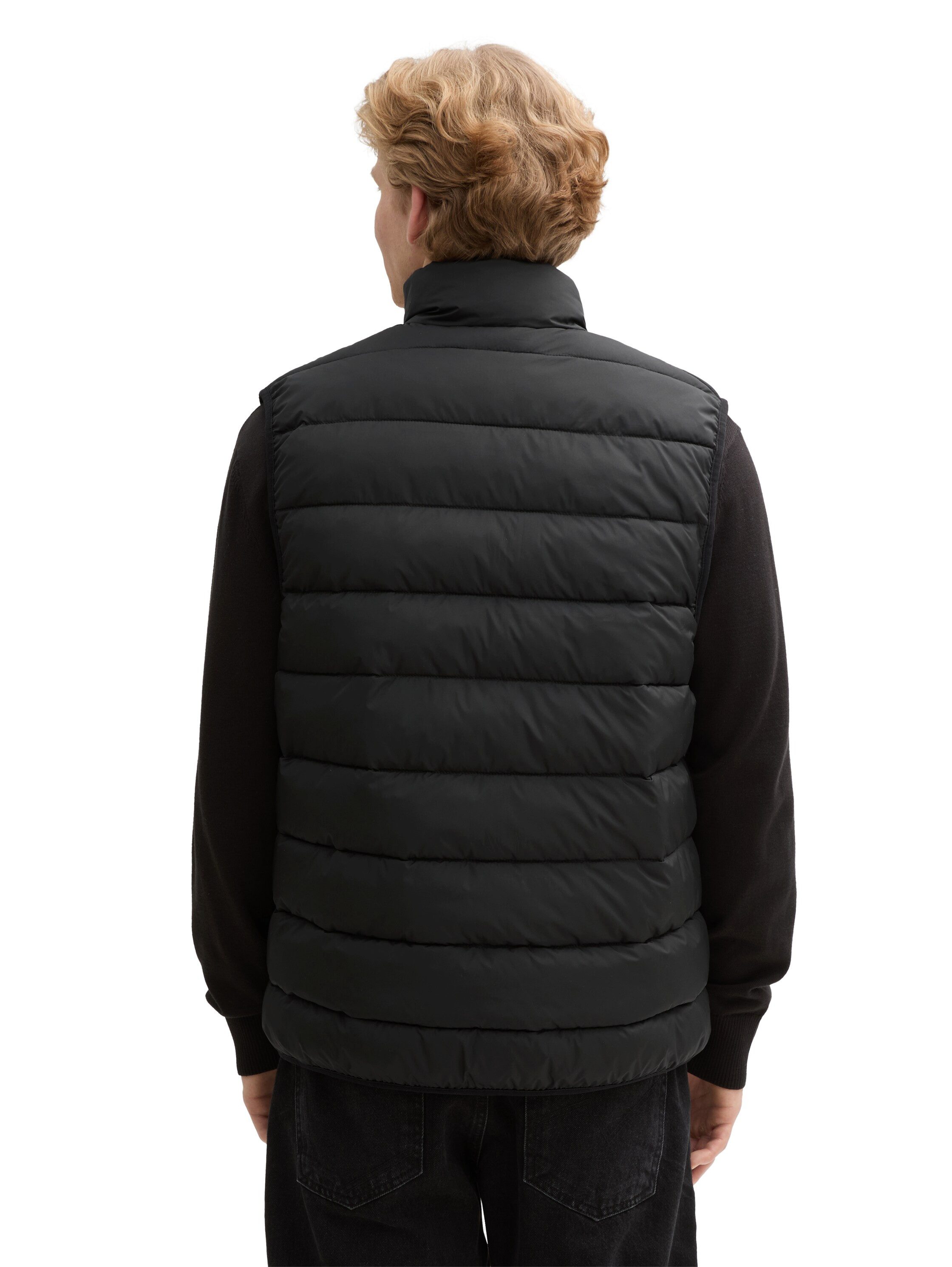 Tom Tailor Denim Bodywarmer met rits en staande kraag