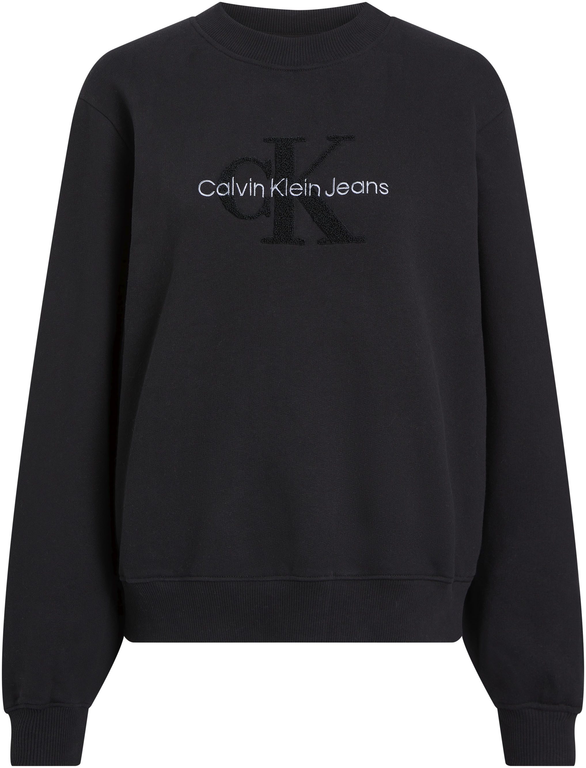 Calvin Klein Sweatshirt CHENILLE MONOLOGO CREWNECK