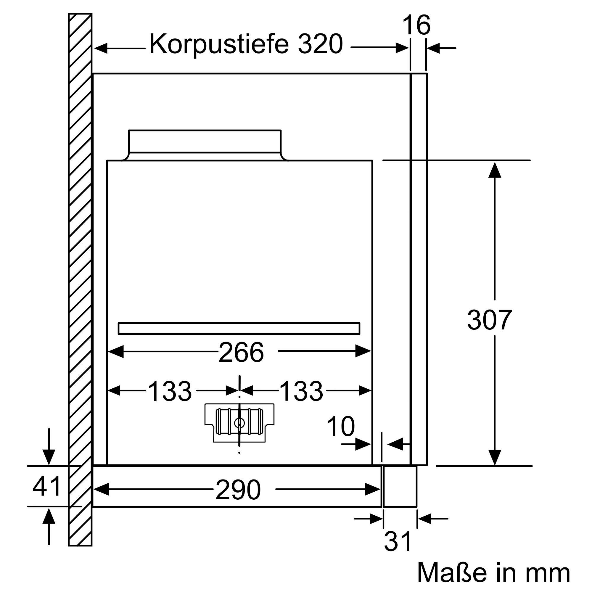 SIEMENS Vlakscherm-afzuigkap LI69SA684