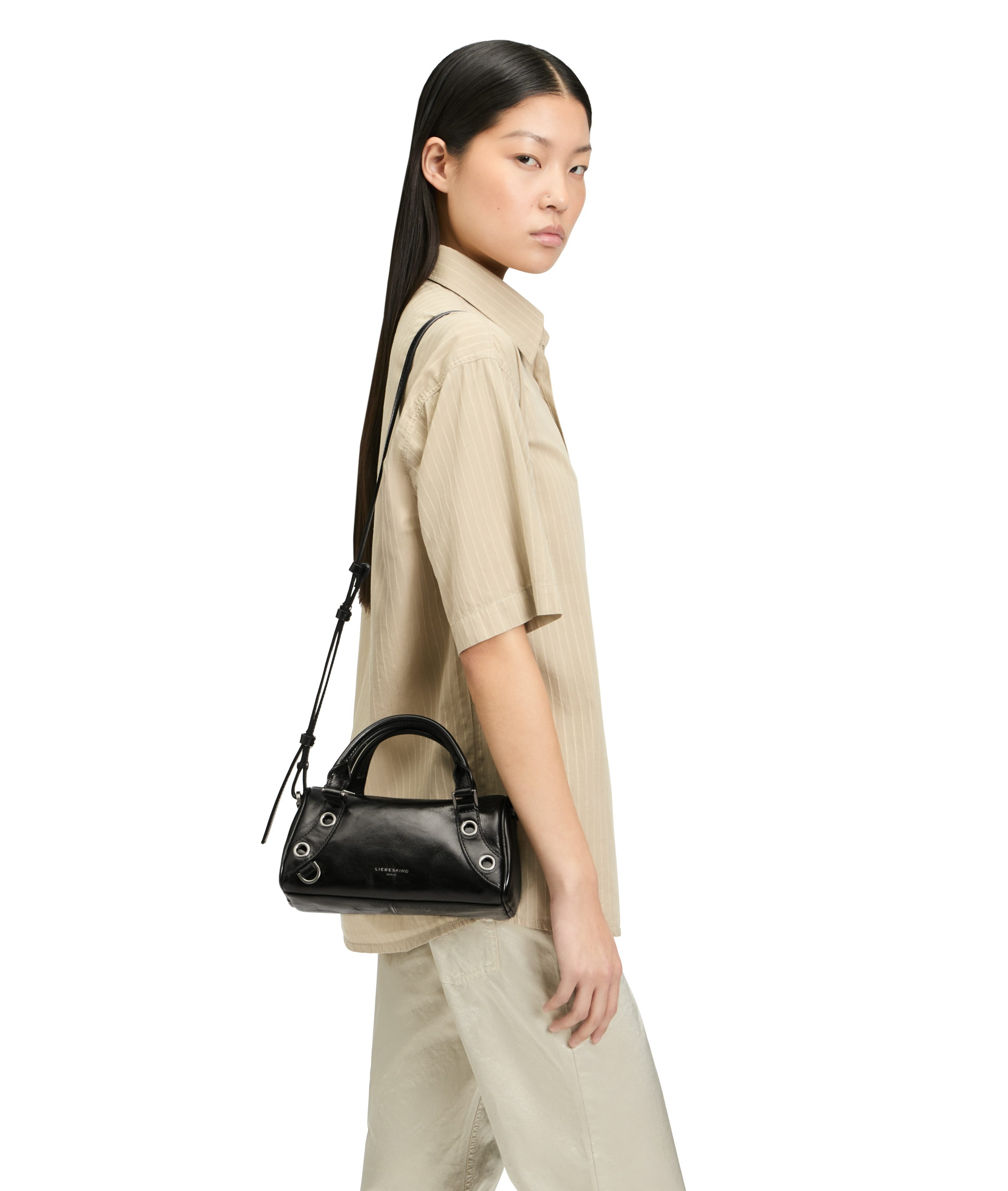 Liebeskind Berlin Portemonnee Satchel S NIKA LACK DISTRESSED