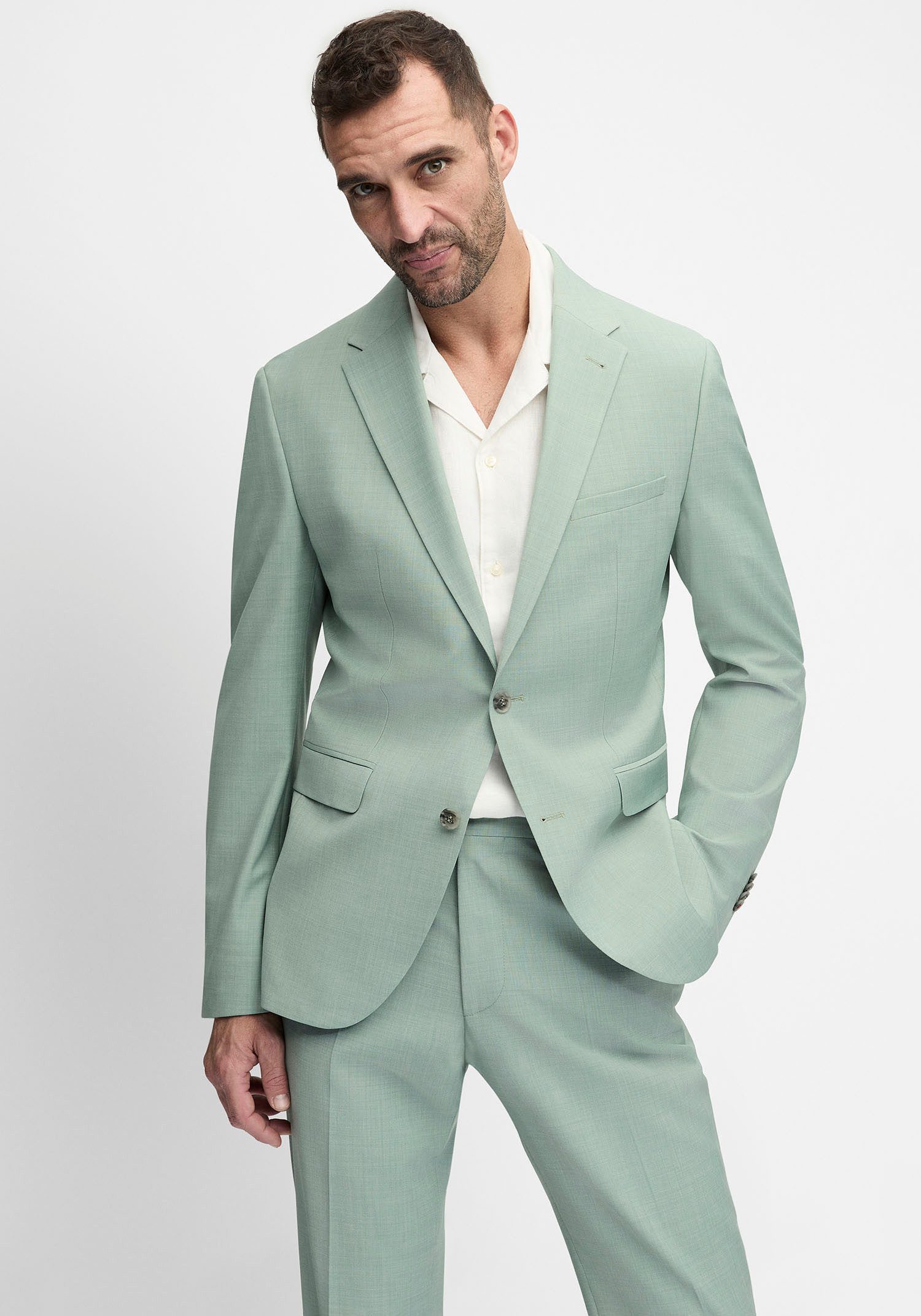 Cinque Mix & match colbert CIMONOPOLI-S 2-knoopsmodel heren colberts & blazers maat 54 groen