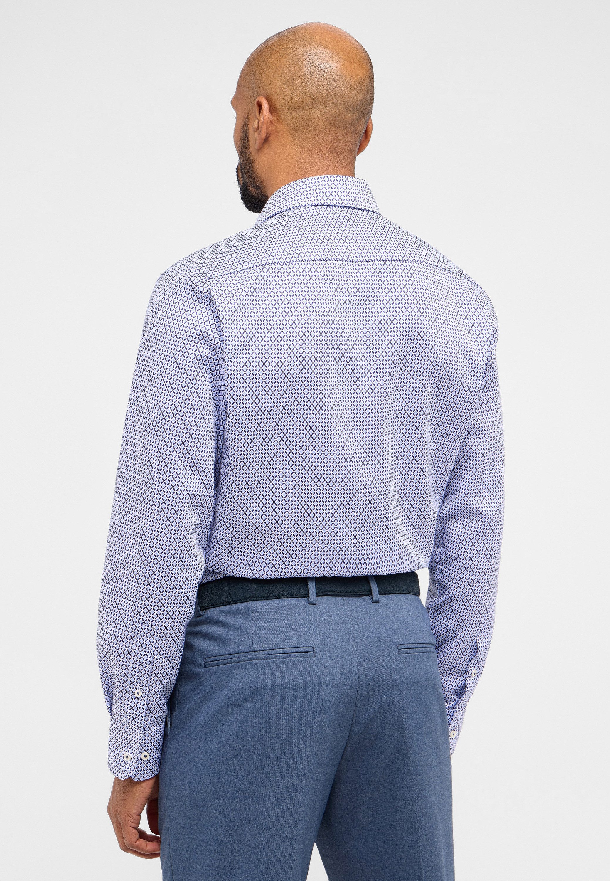 Eterna Overhemd met lange mouwen MODERN FIT NON IRON (strijkvrij)