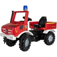 rolly toys trapauto rolly unimog fire rood