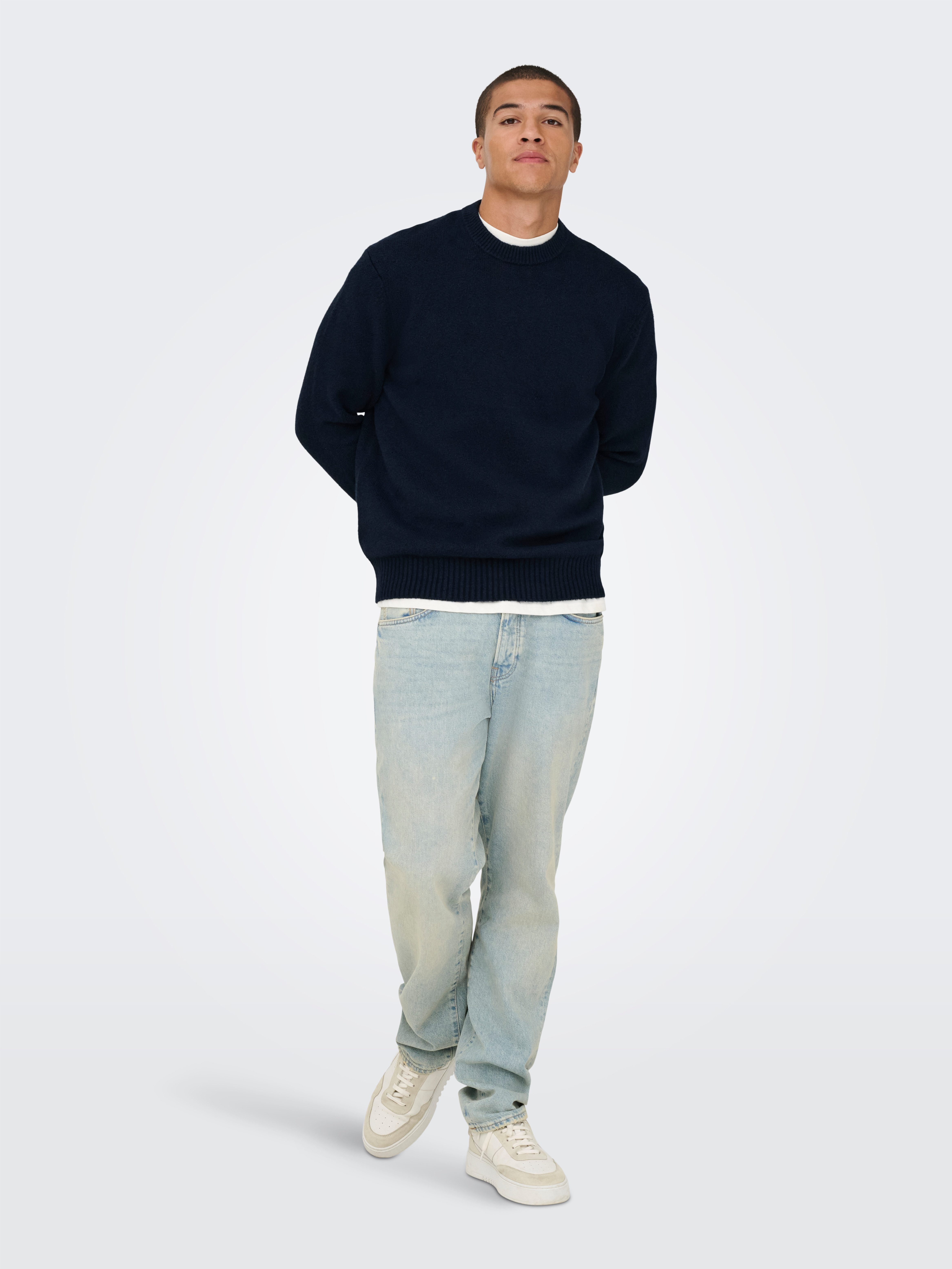 ONLY & SONS Gebreide trui ONSJAMES RLX CREW KNIT