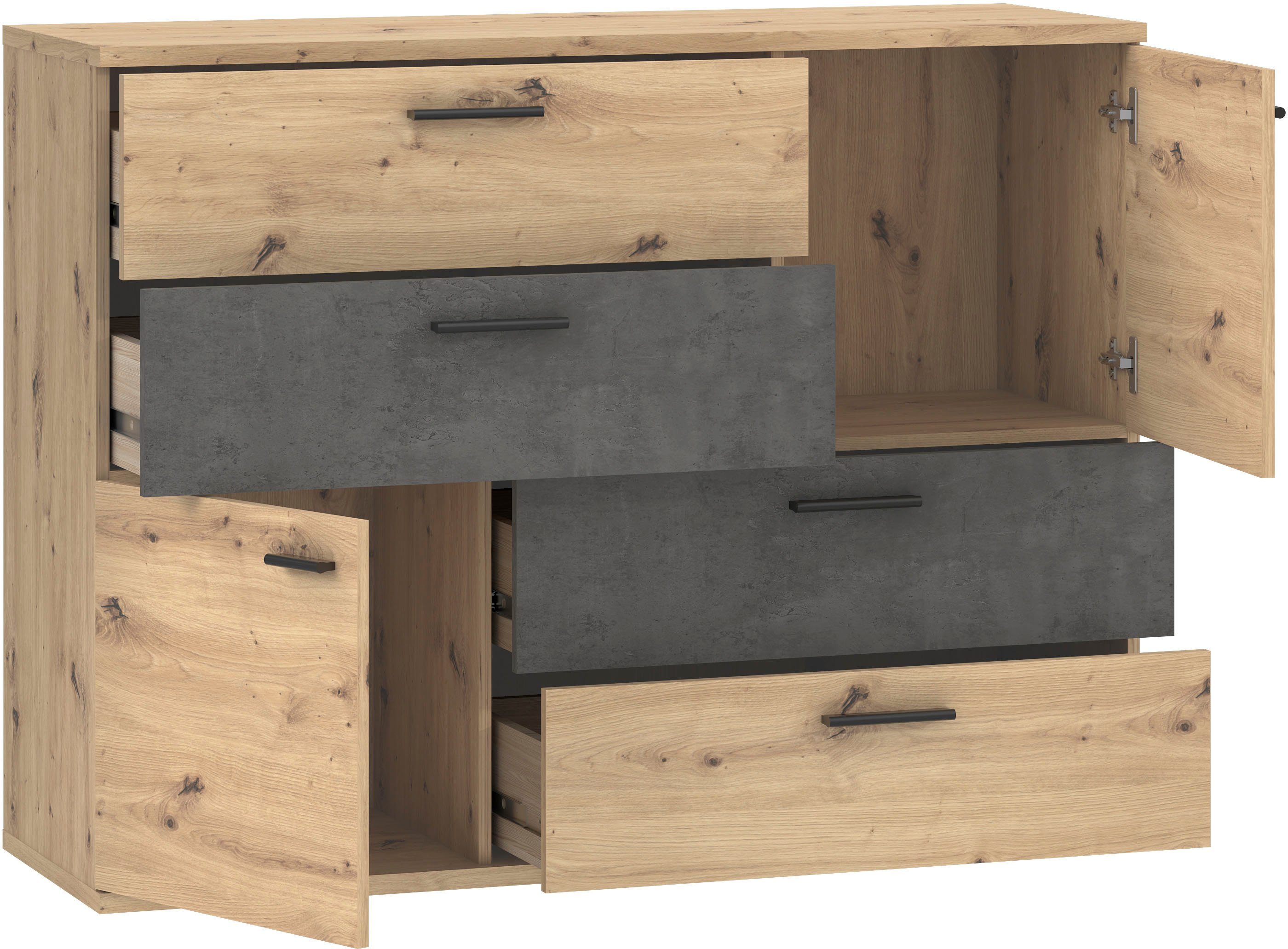 FORTE Kast Skive Breedte ca. 125 cm