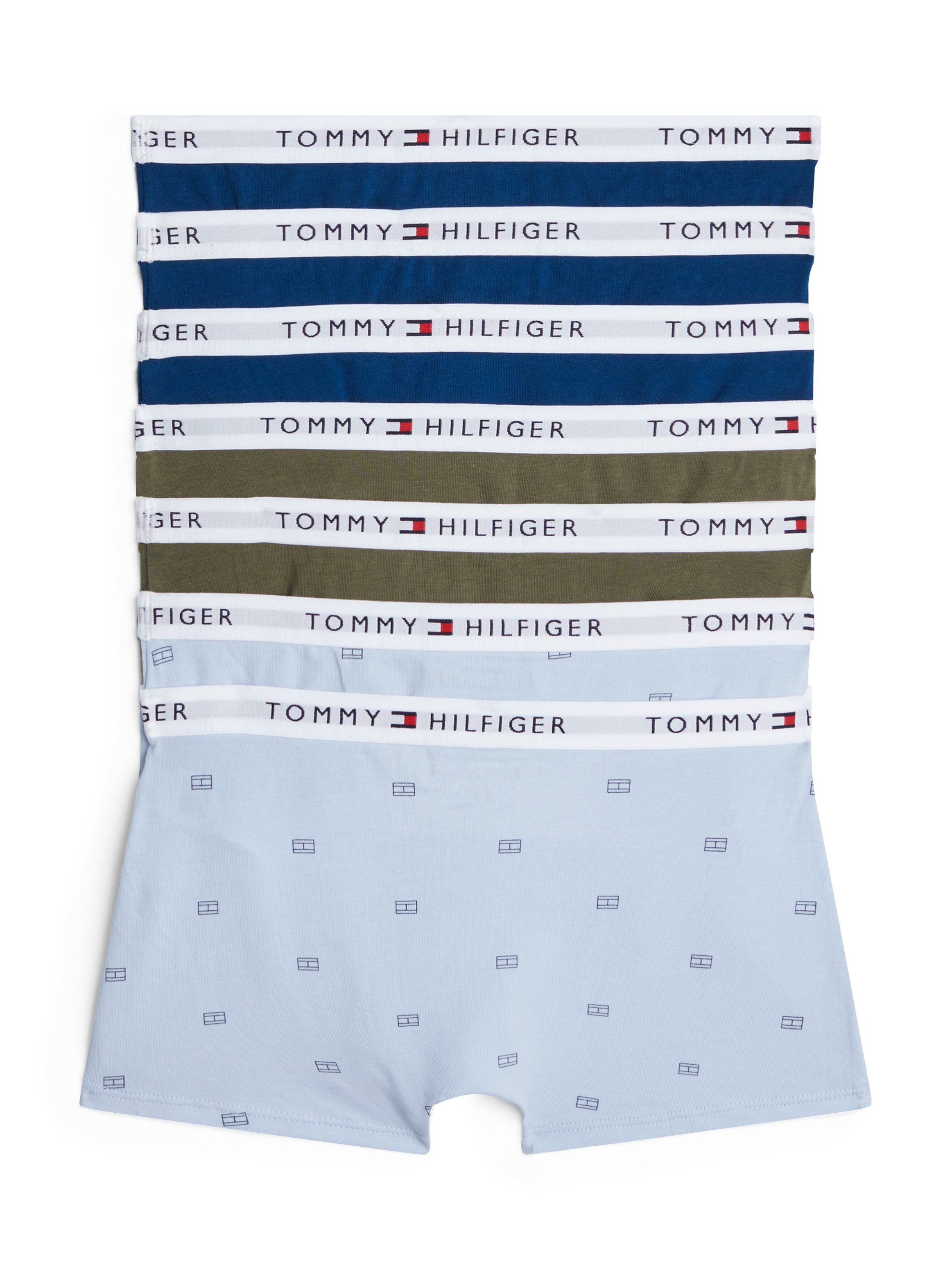 Tommy Hilfiger Underwear Trunk 7PK TRUNK PRINT met logo-stretchband (set 7 stuks 7er)