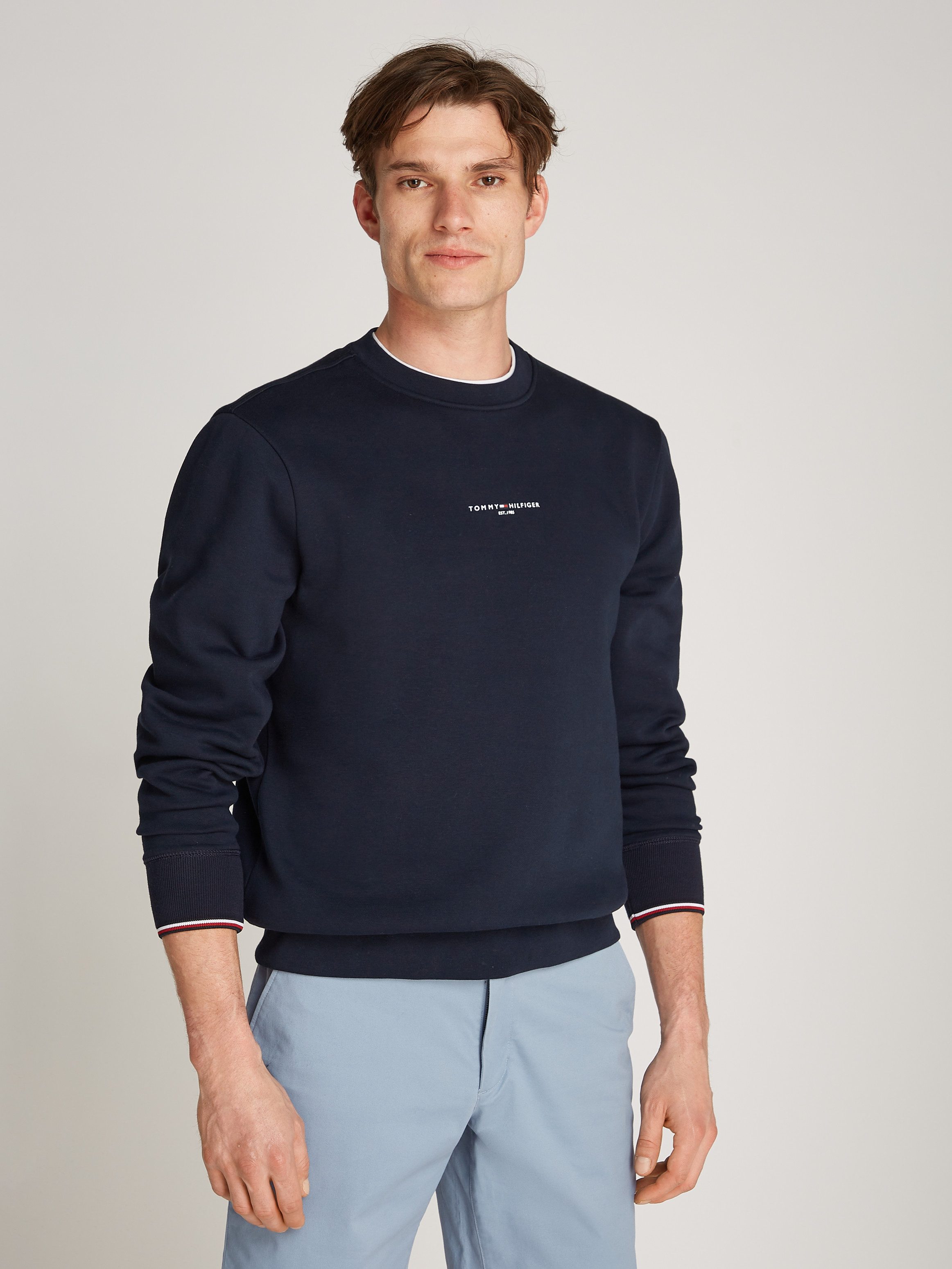 Tommy Hilfiger Sweatshirt SMALL TOMMY LOGO CREWNECK