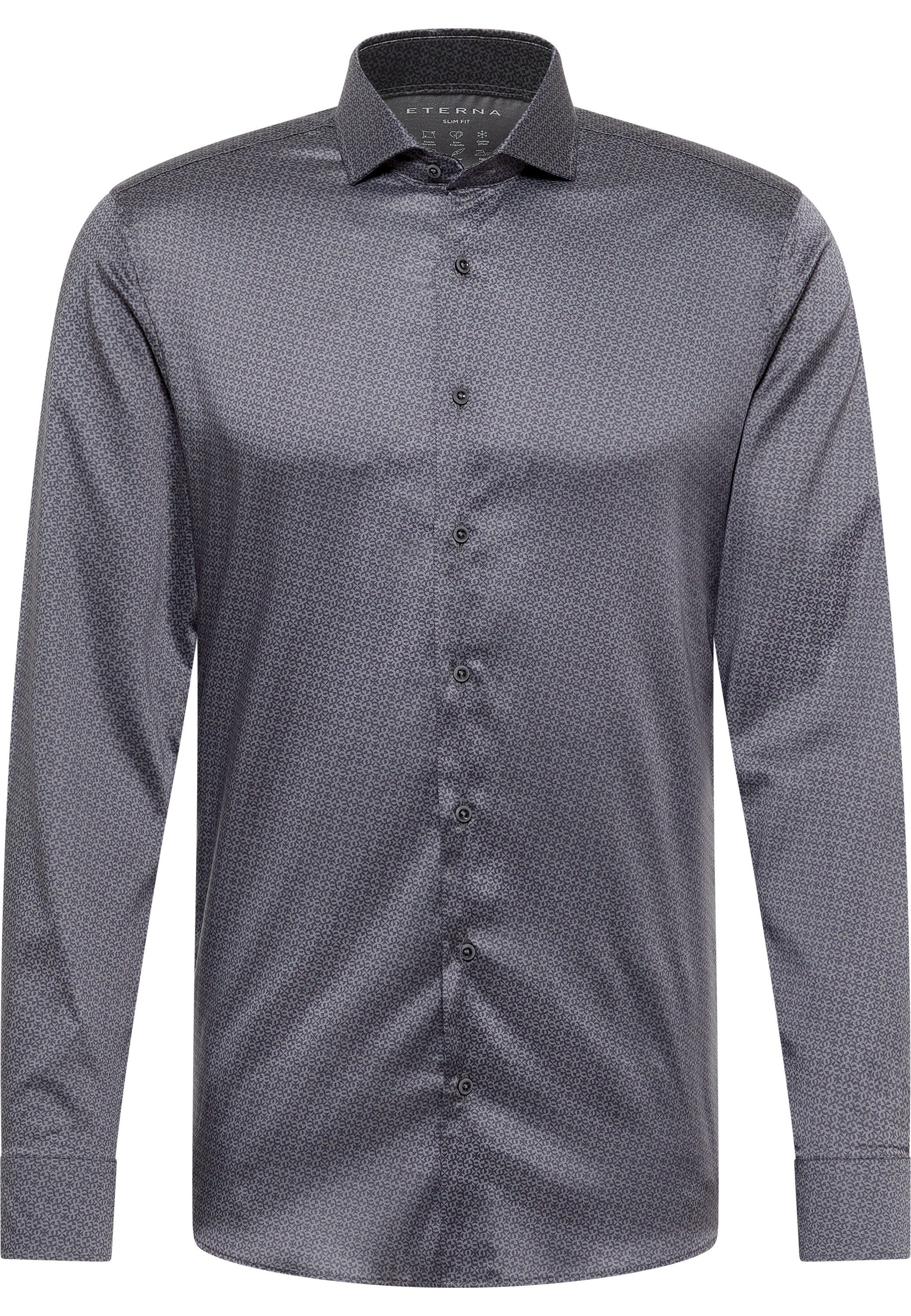 Eterna Overhemd met lange mouwen Slim fit EASY IRON (gemakkelijk te strijken)