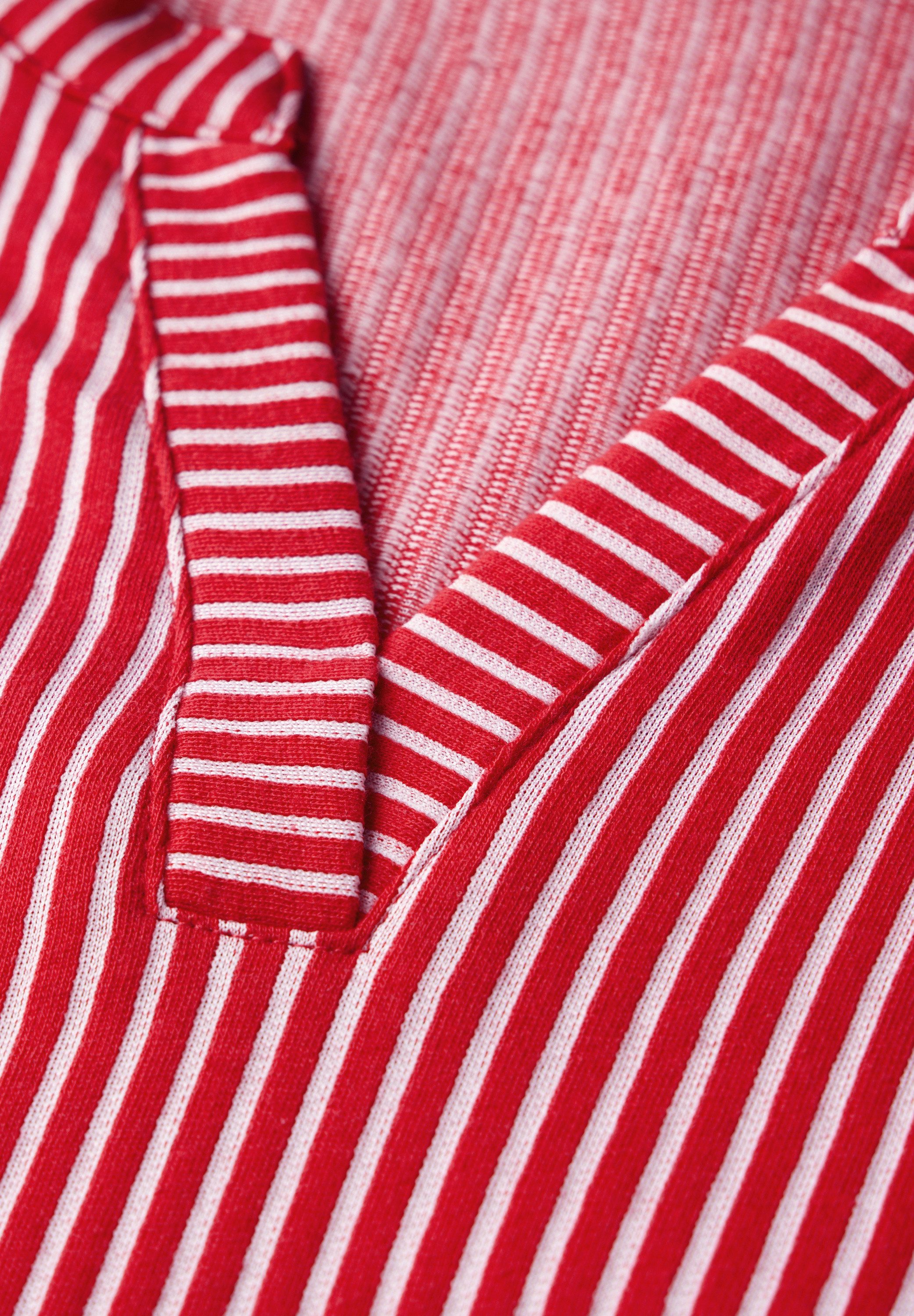 Cecil Shirt met 3/4 mouwen in tunika-look, met gespleten ronde hals