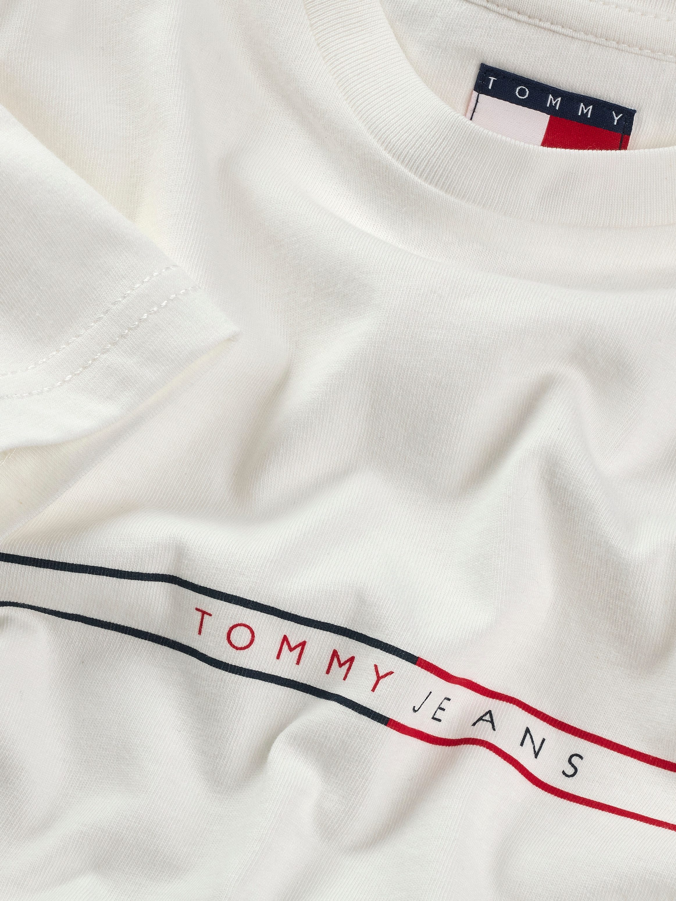 TOMMY JEANS Shirt met korte mouwen TJM SLIM ENTRY GRAPHIC TEE EXT