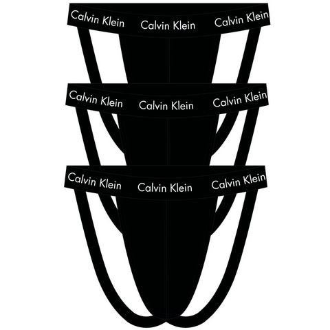 NU 20% KORTING: Calvin Klein Slip JOCK STRAP 3PK met calvin klein-logo op de elastische band (Set va