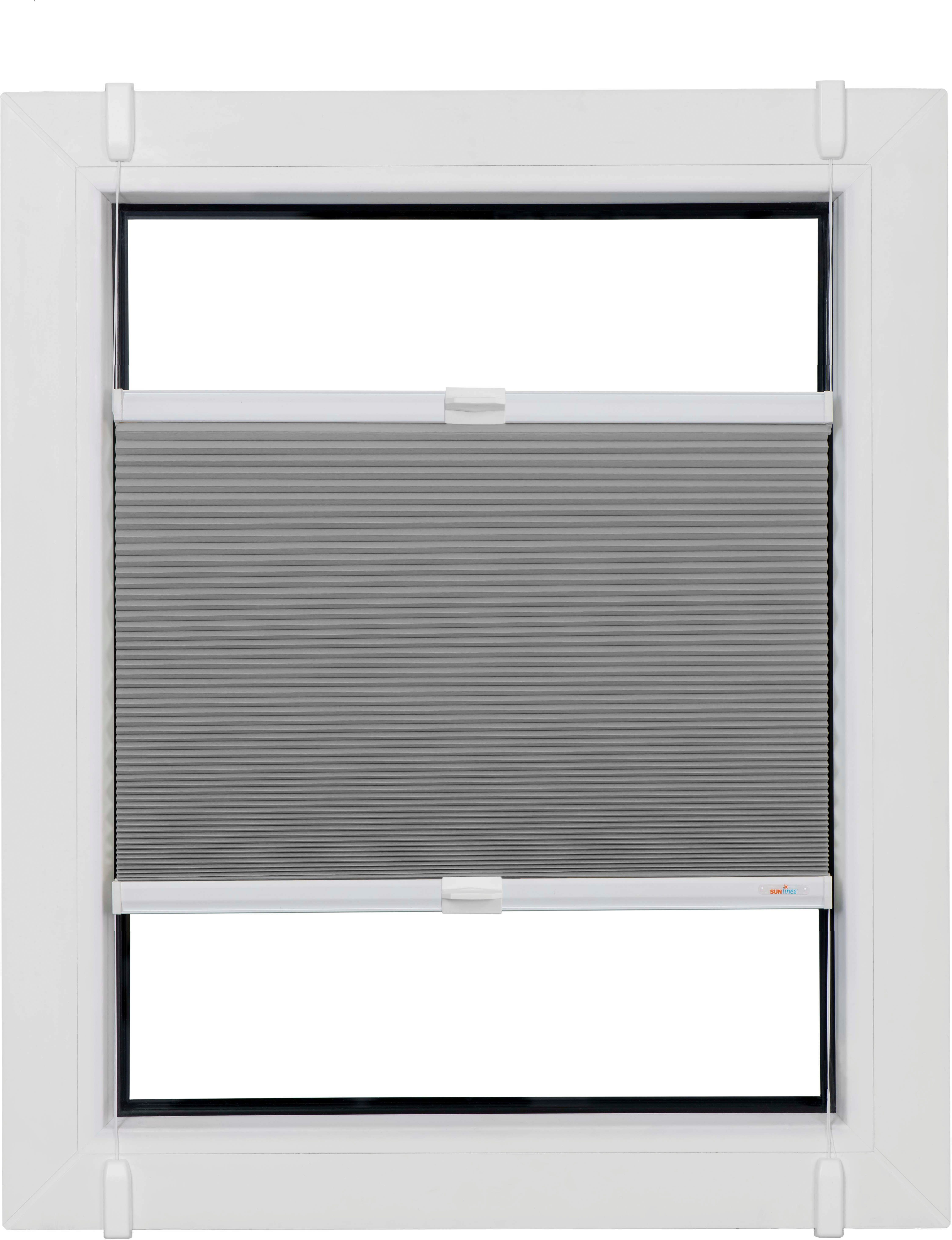 sunlines Plisségordijn met honingraatstructuur One Size Style Honeycomb VD Accessoirekleur wit, om te klemmen (1 stuk)