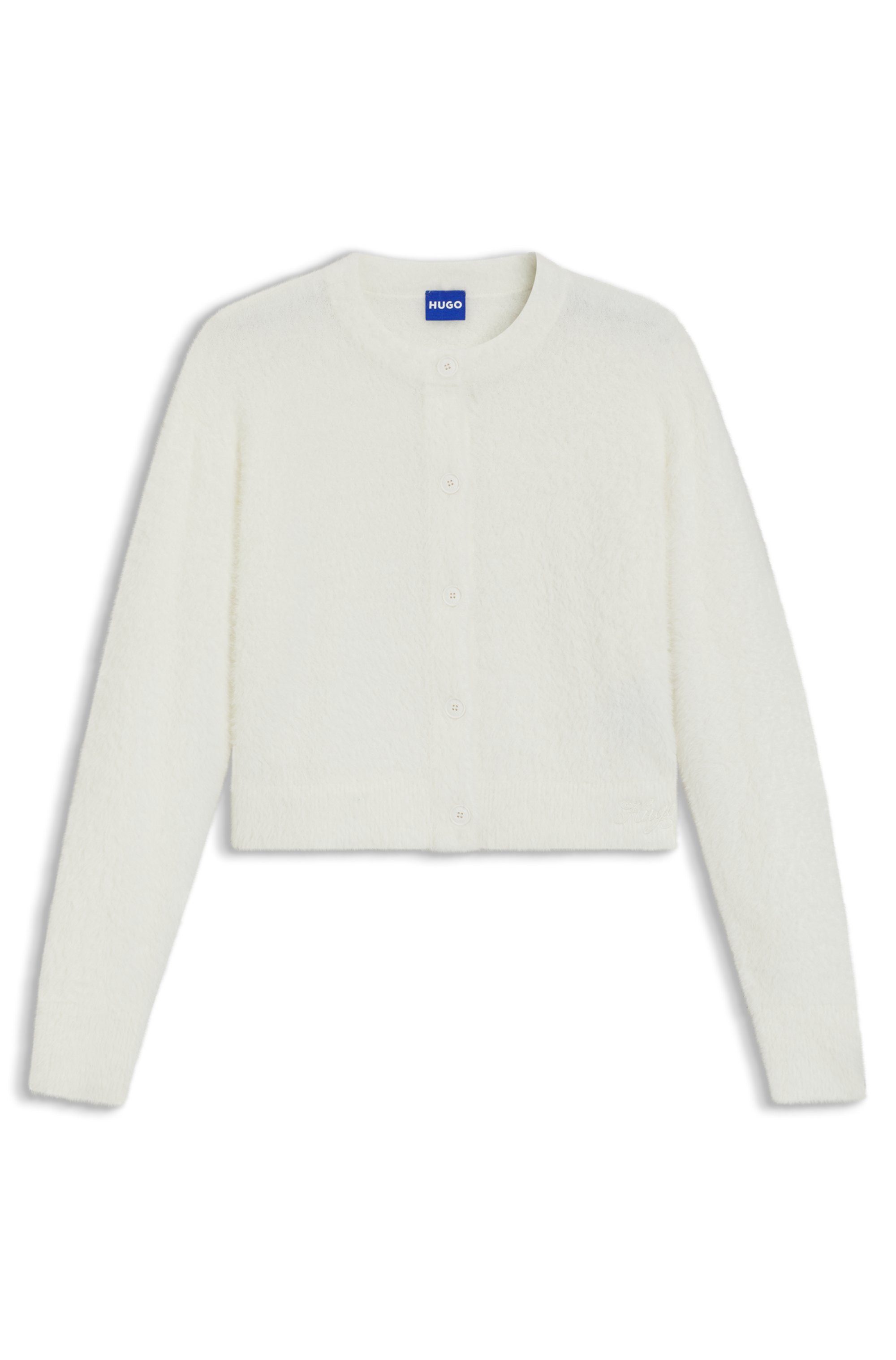 HUGO Blue Cardigan Sfurry