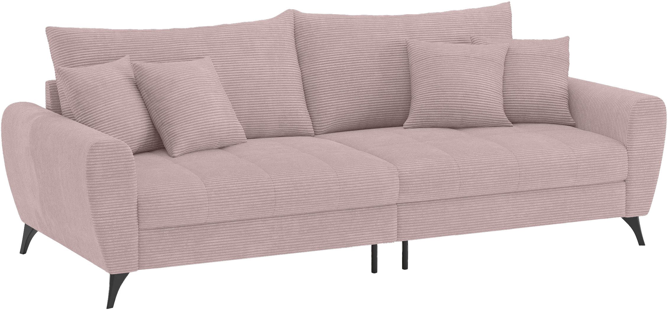 Mr. Couch Megabank Blackburn II Optioneel met koudschuimvering tot 140 kg belastbaar roze, xxl banken