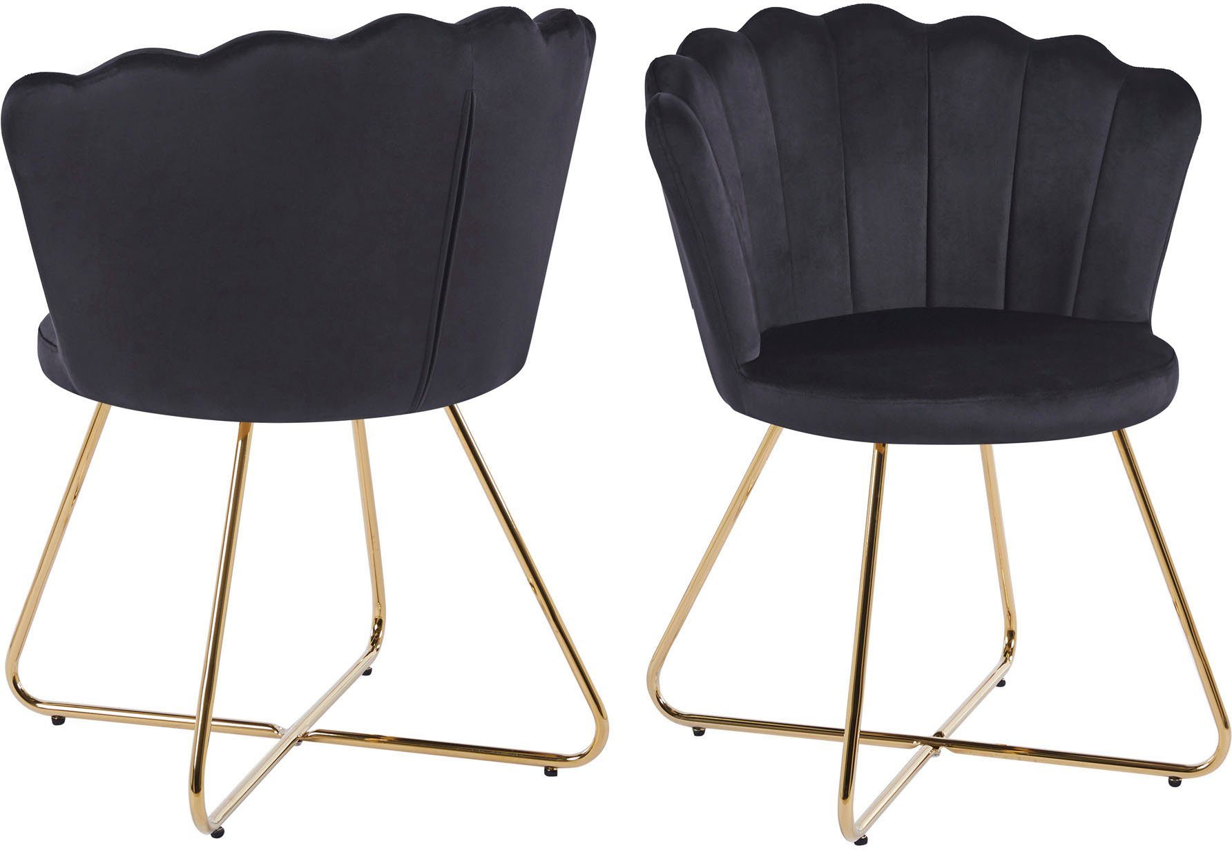 SalesFever Stoel Kuip design (set, 2 stuks)