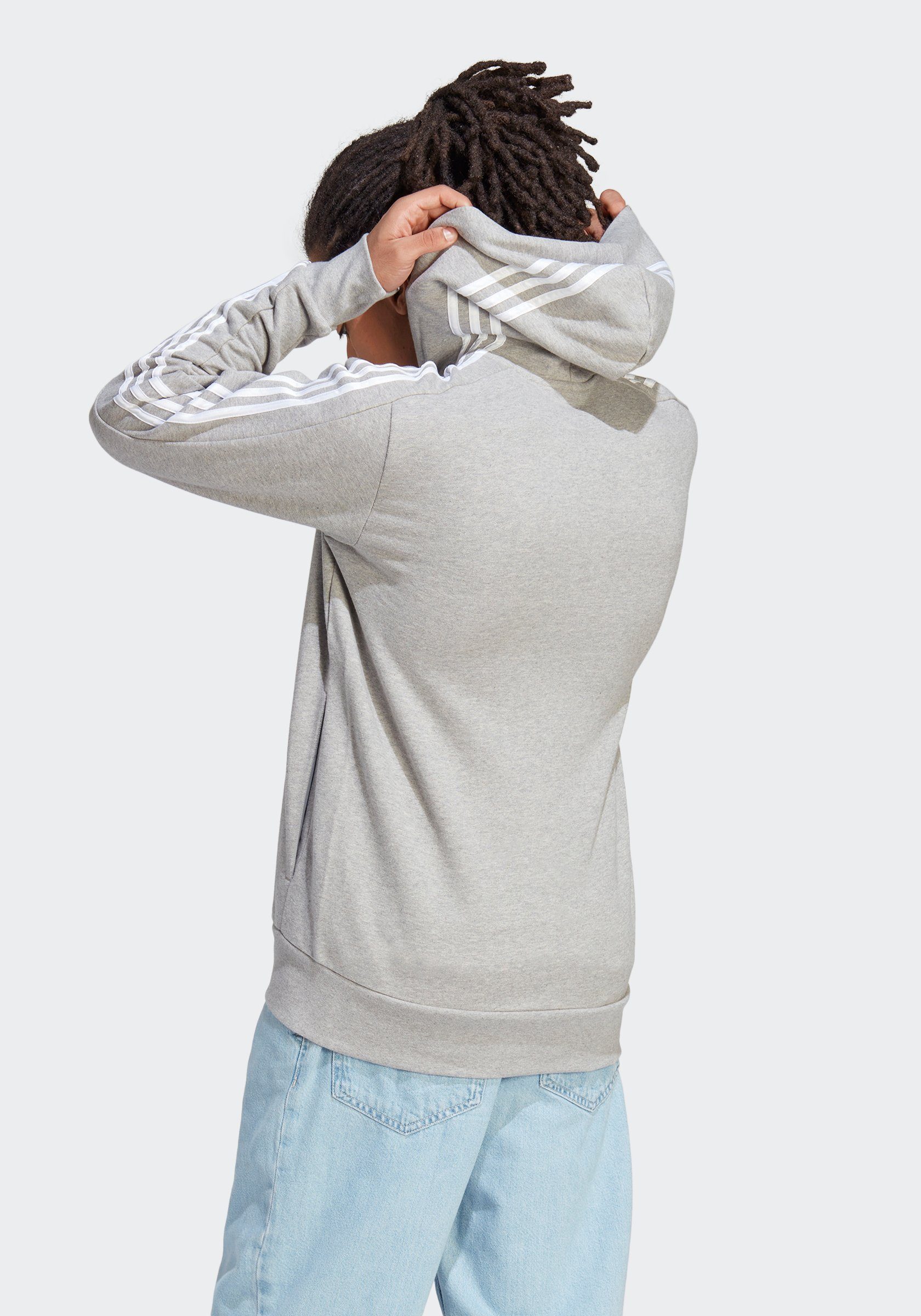 adidas Sportswear Capuchonsweatvest M 3S FT FZ HD (1-delig)