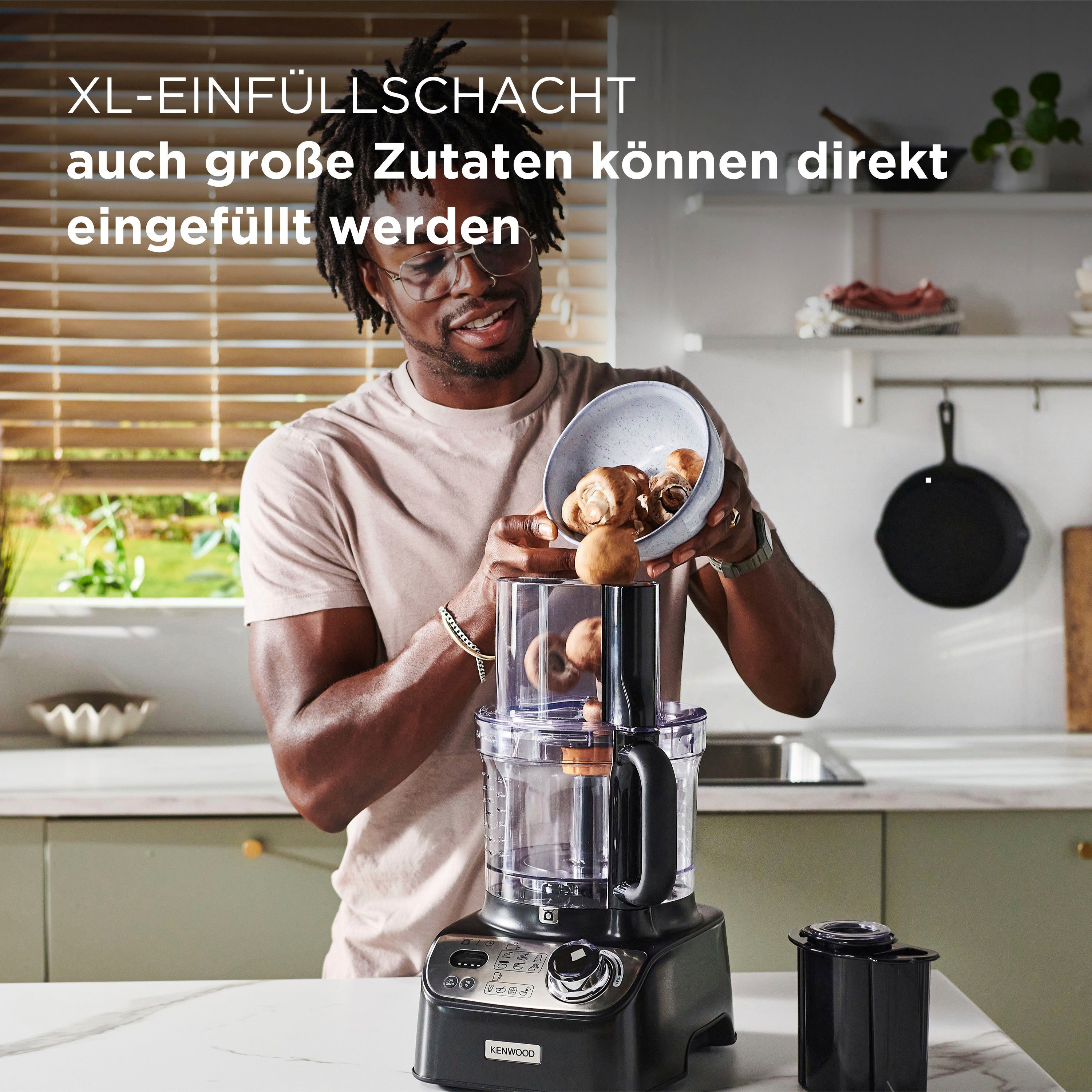 KENWOOD Keukenmachine FDM72.990BK MultiPro XL Weigh+