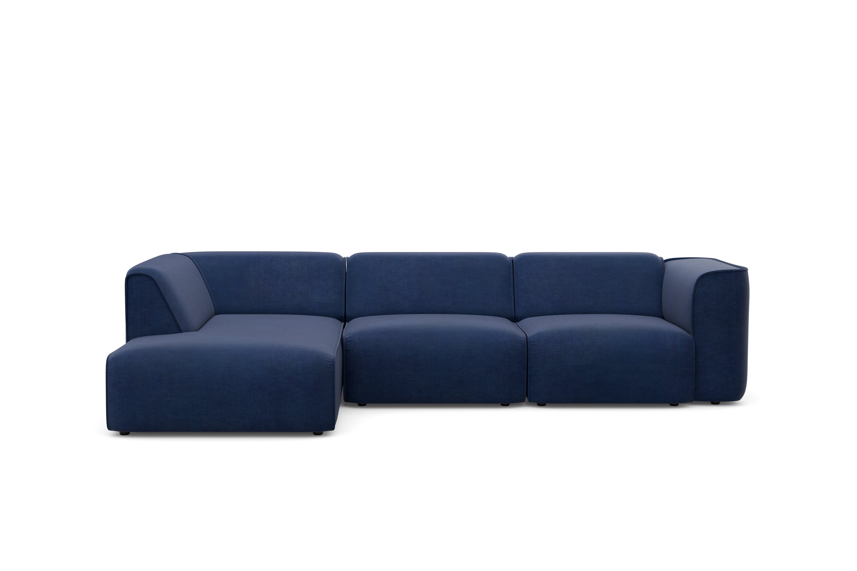 RAUM.ID Hoekbank Merid L-vorm, altijd uitbreidbaar met modules, B/D/H: 295/162/70 cm