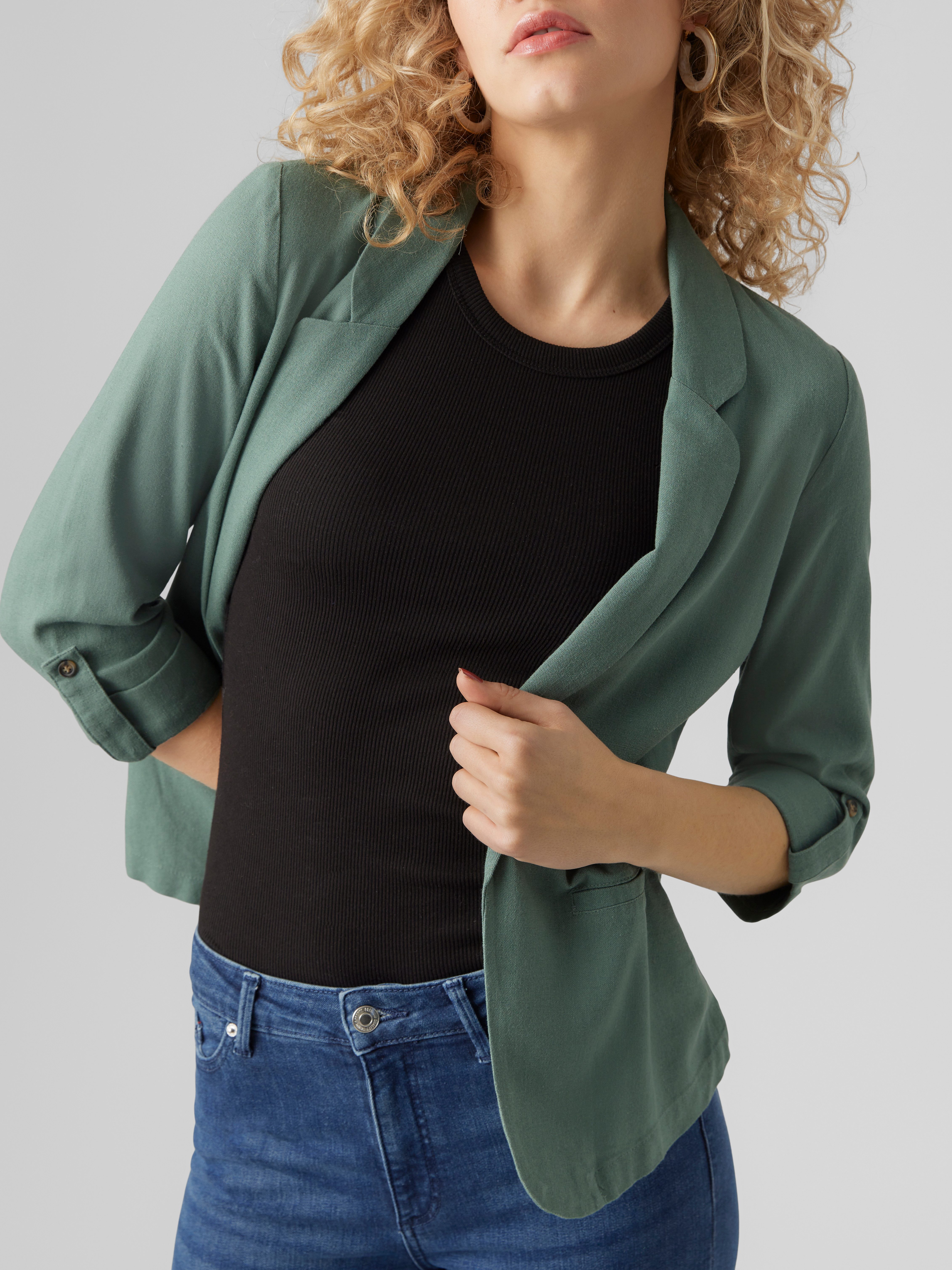 Vero Moda Korte blazer VMJESMILO 3/4 LOOSE BLAZER WVN GA NOOS