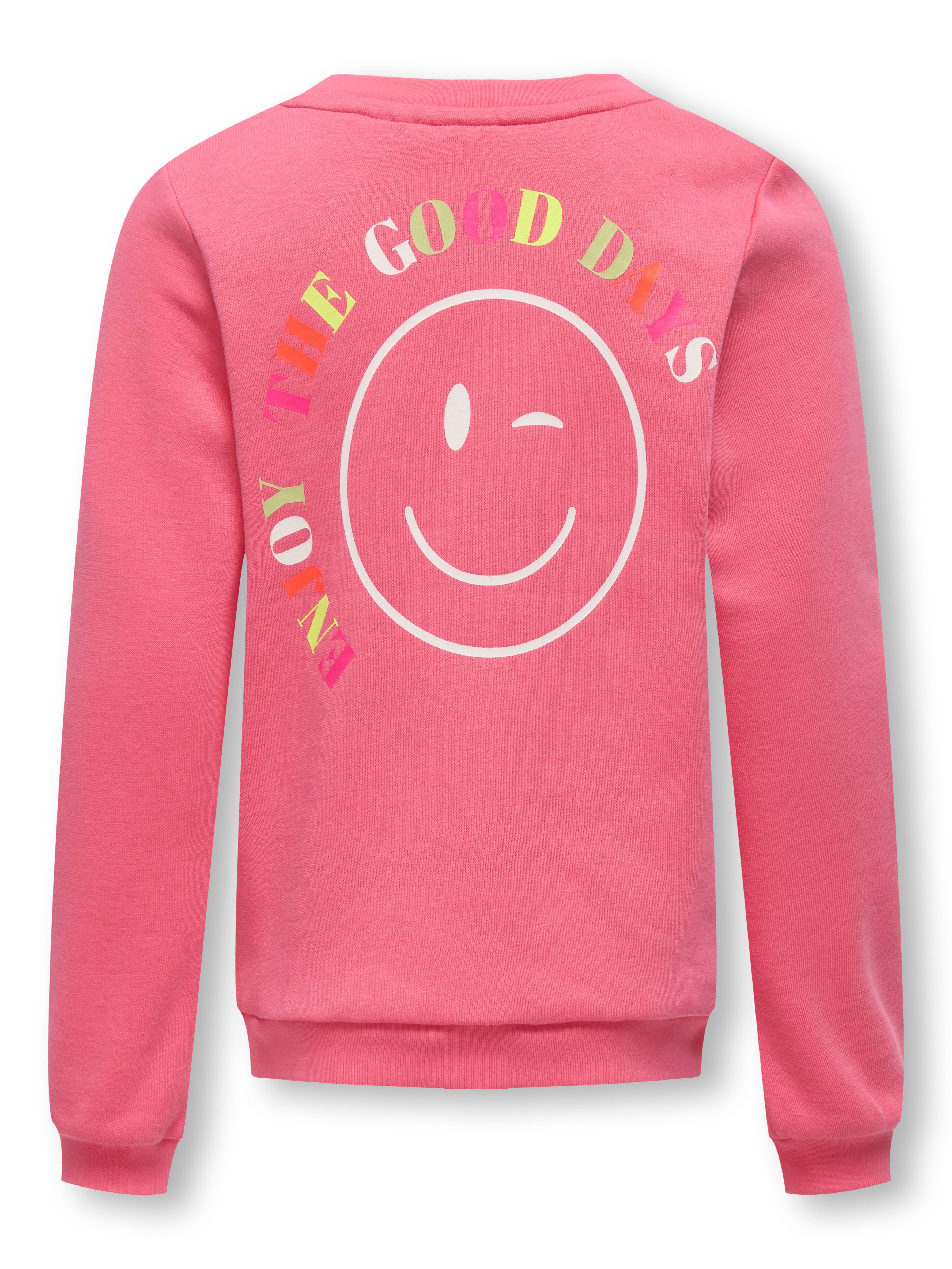 KIDS ONLY Shirt met lange mouwen KOGLINDSAY LIFE L/S PRINTED CREW UB SWT