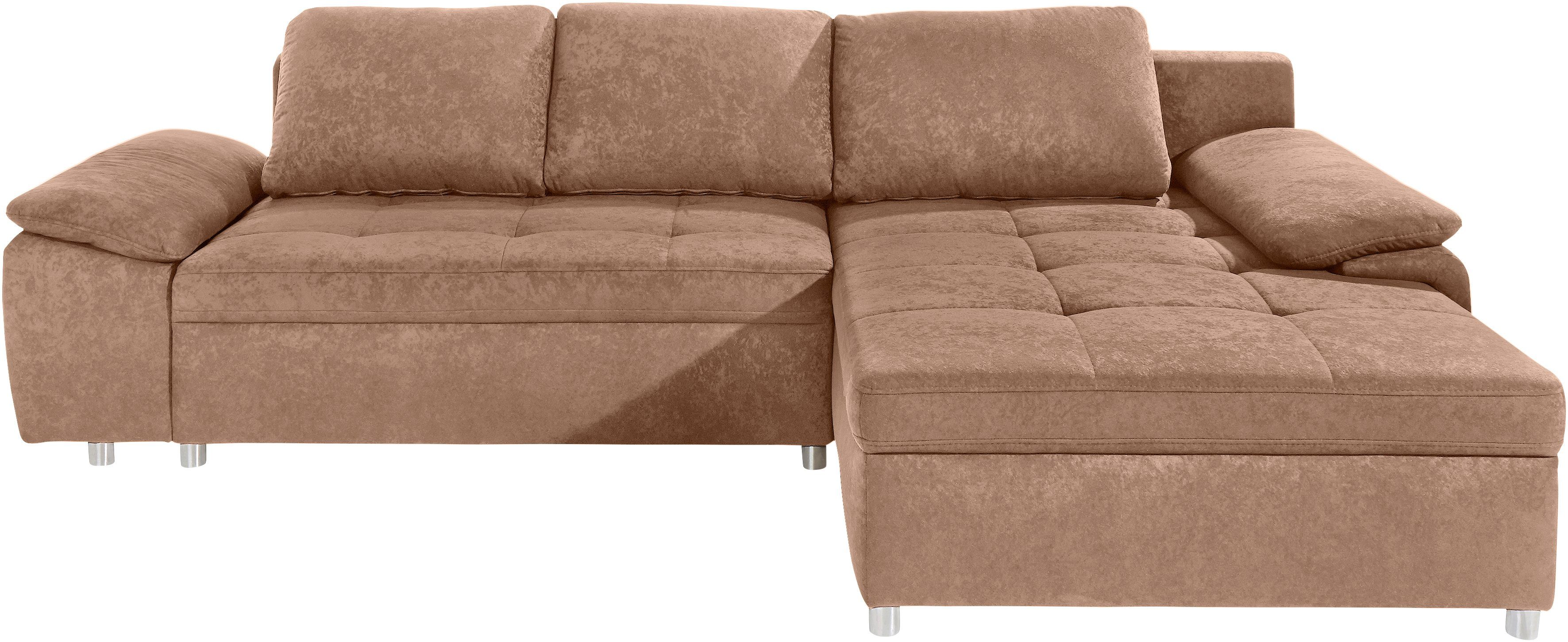 sit&more Hoekbank Labene L-vorm naar keuze met slaapfunctie en bedkist, ook als xxl-variant