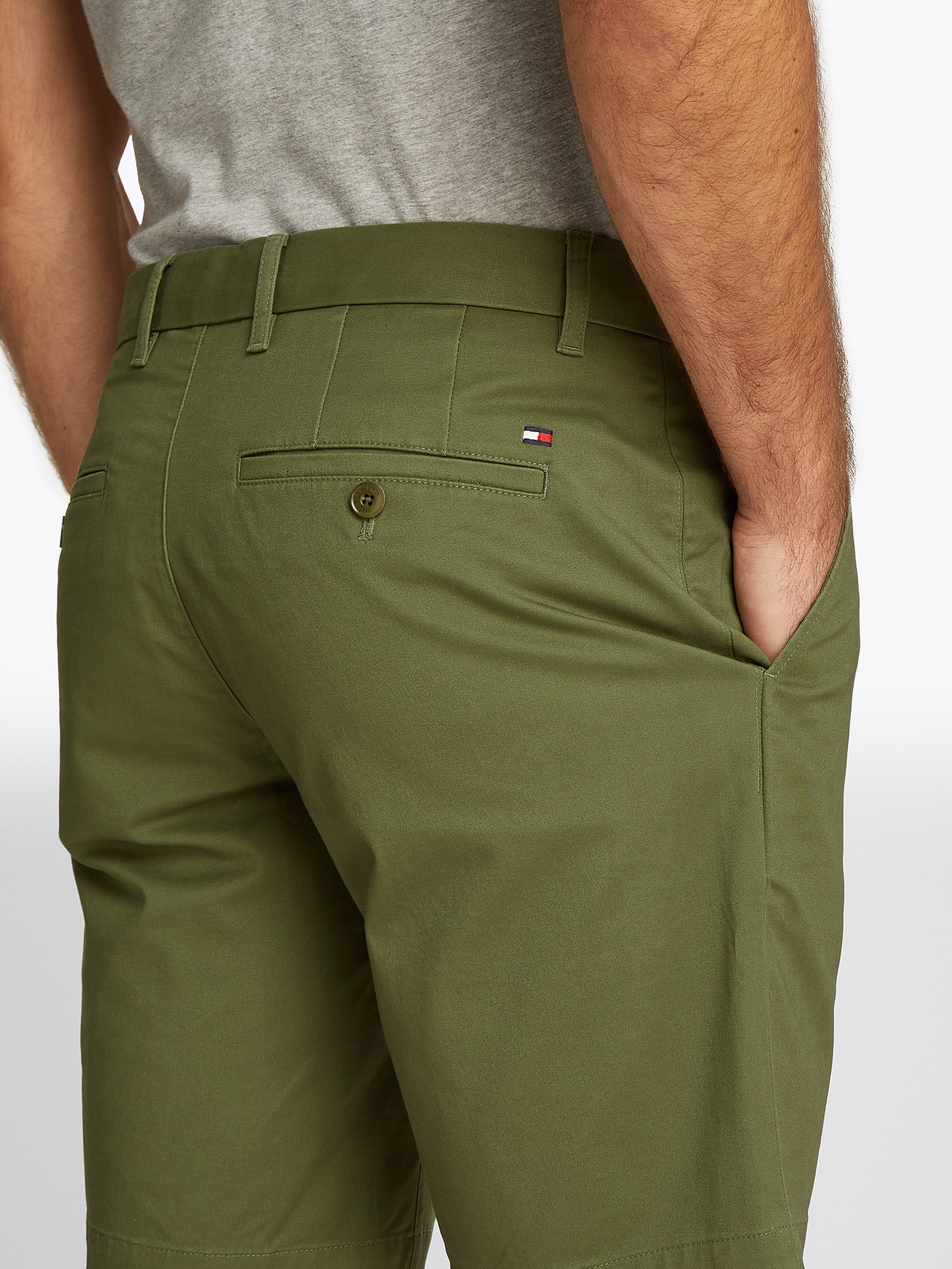 Tommy Hilfiger Chino-short BROOKLYN SHORT 1985 in een klassiek design