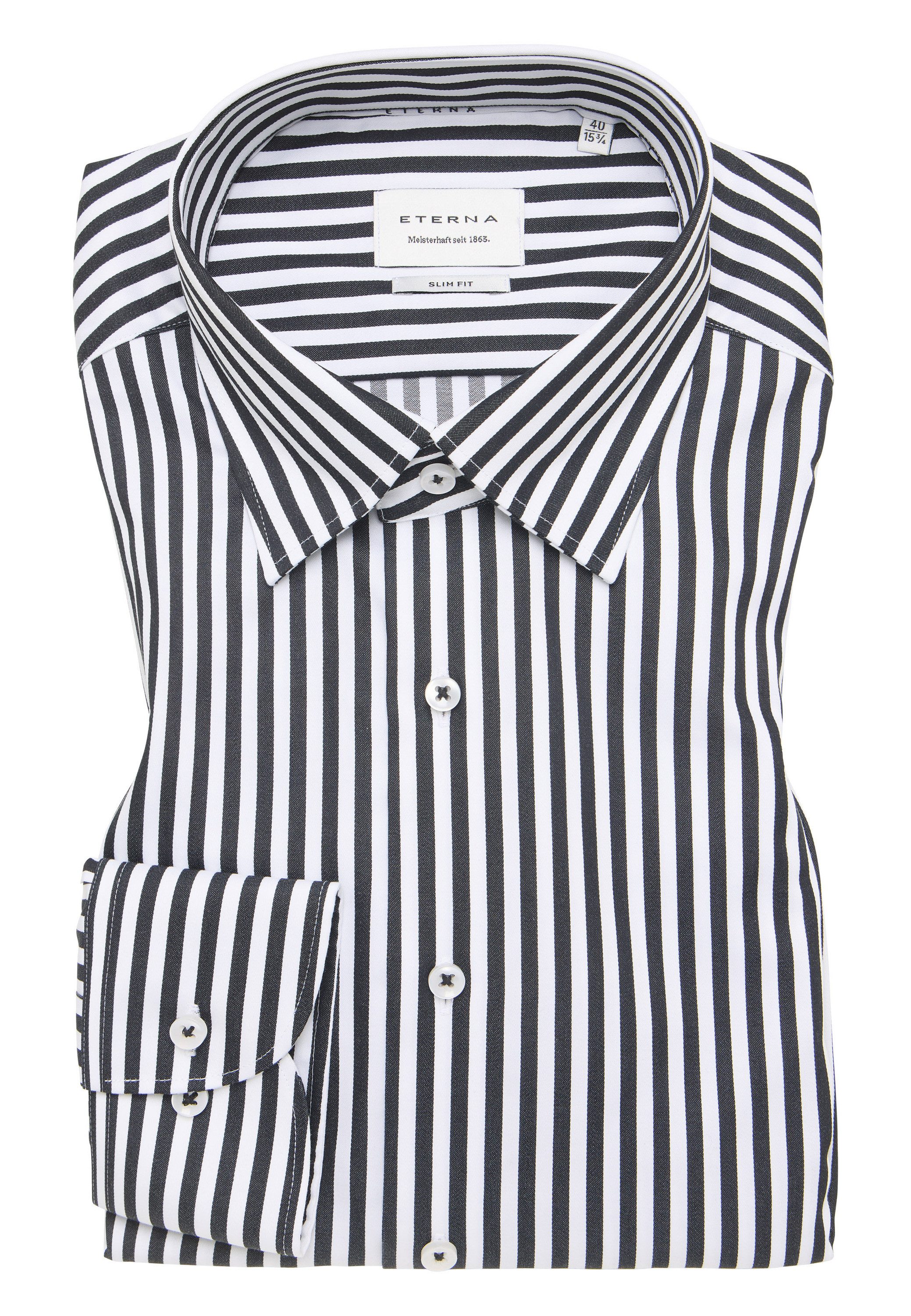 Eterna Overhemd met lange mouwen Slim fit NON IRON (strijkvrij)