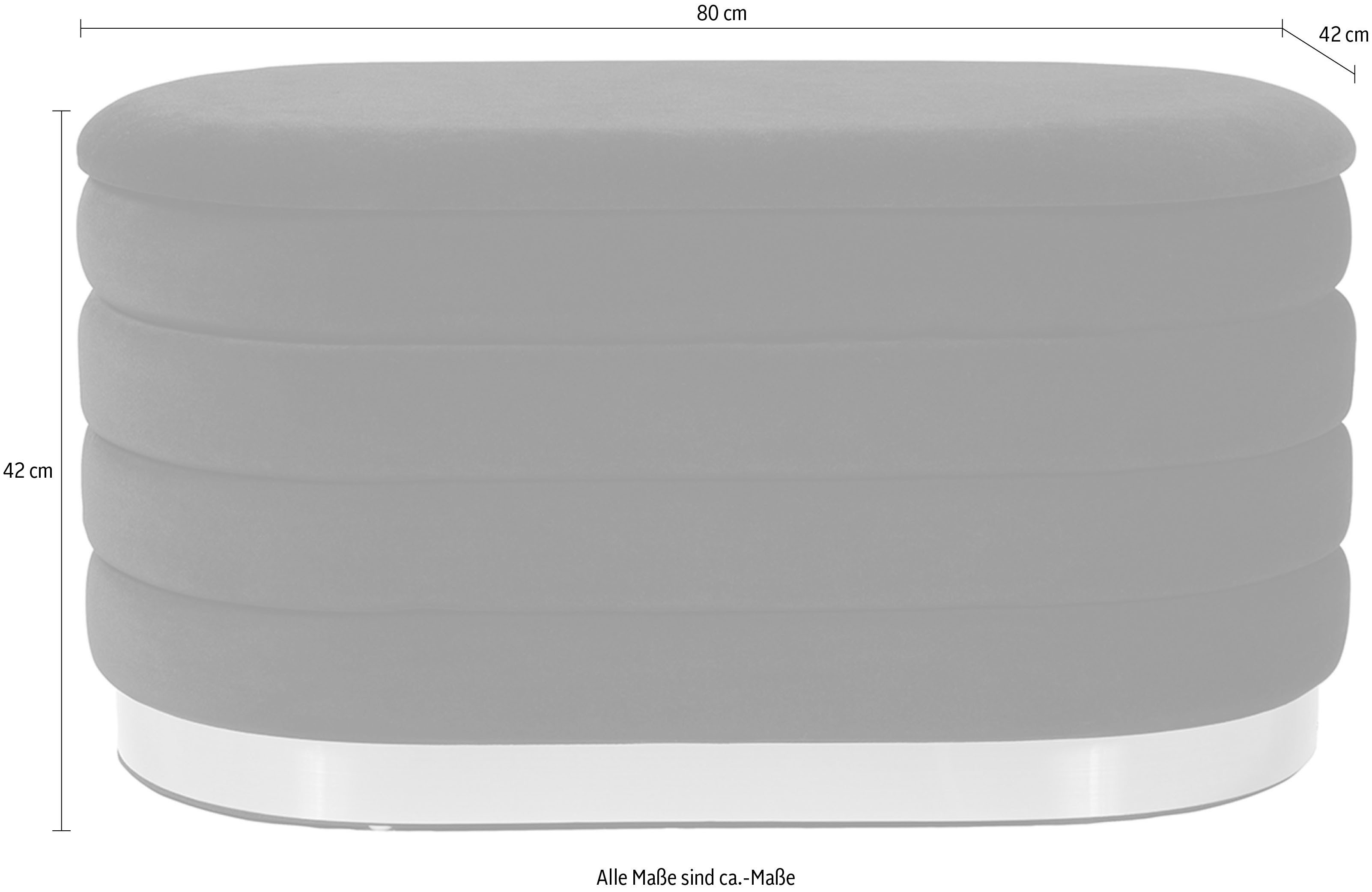 Kayoom Zitbank Adina 125, BESTSELLER!, Elegante uitstraling door goudkleurige basis (1 stuk)