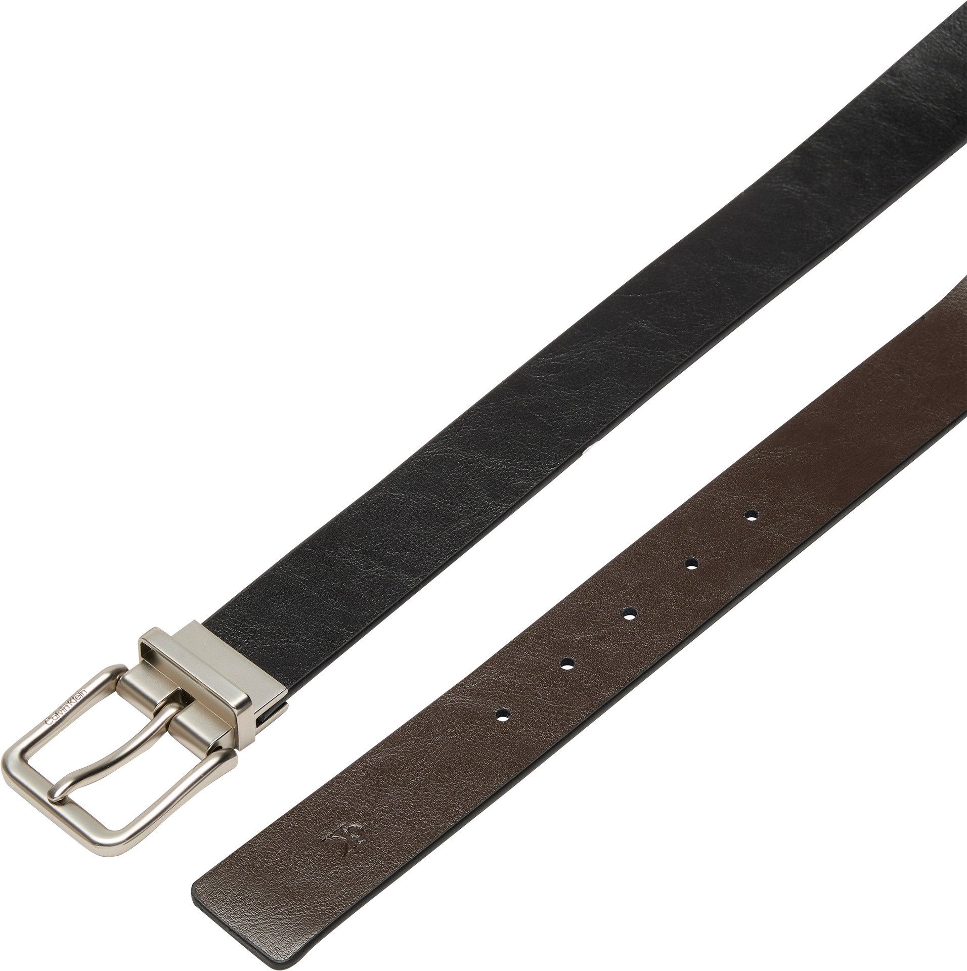 Calvin Klein Leren riem CASUAL PIN BUCKLE 35MM ADJ/REV