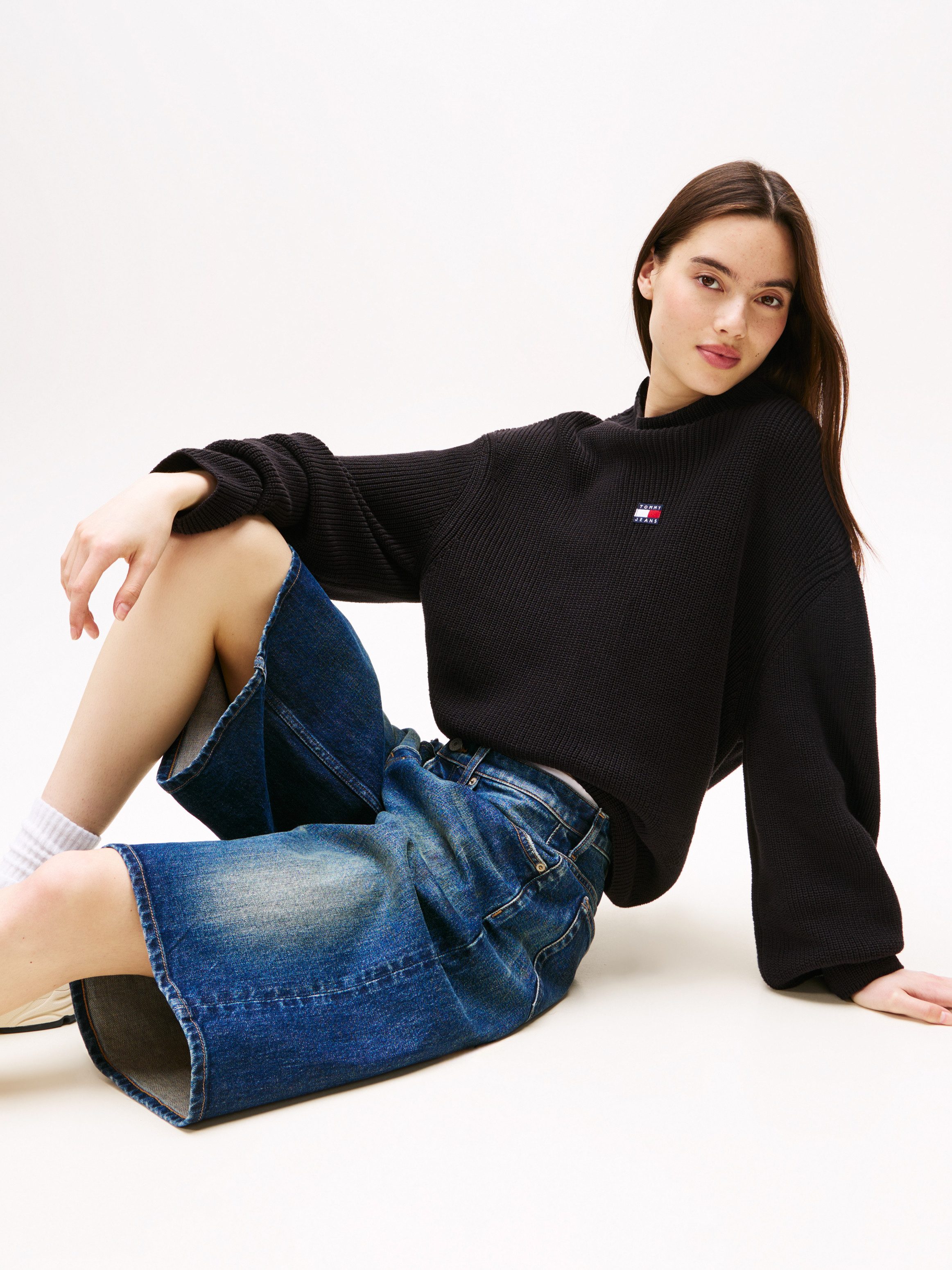 TOMMY JEANS Trui met staande kraag