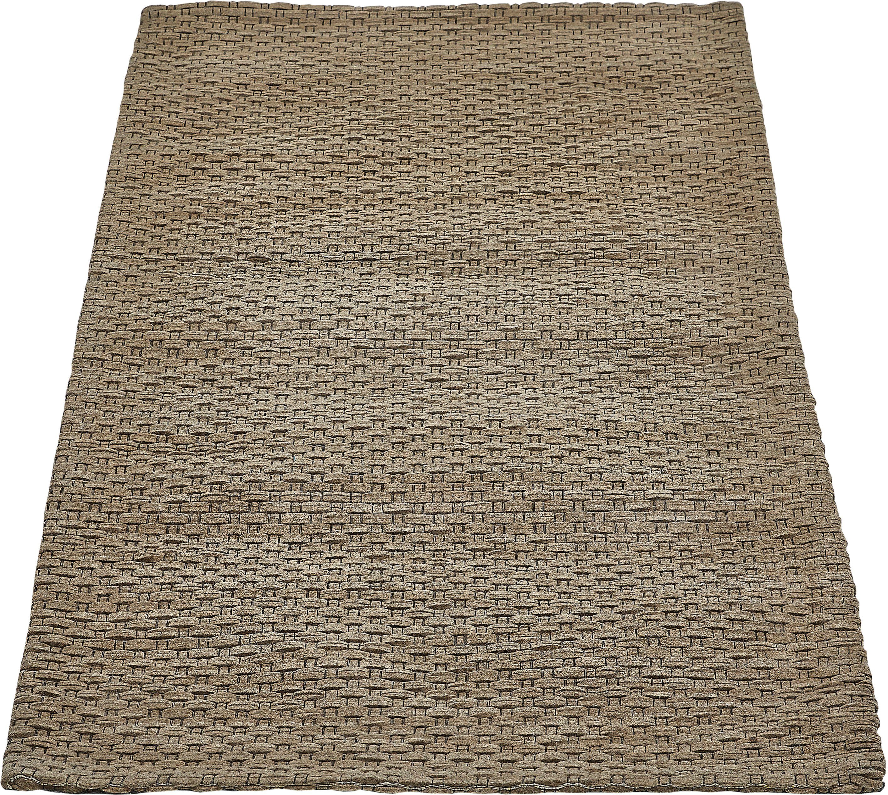 LUXOR living Wollen kleed Nora Handgeweven kleed, platweefsel, met de hand geweven, zuivere wol